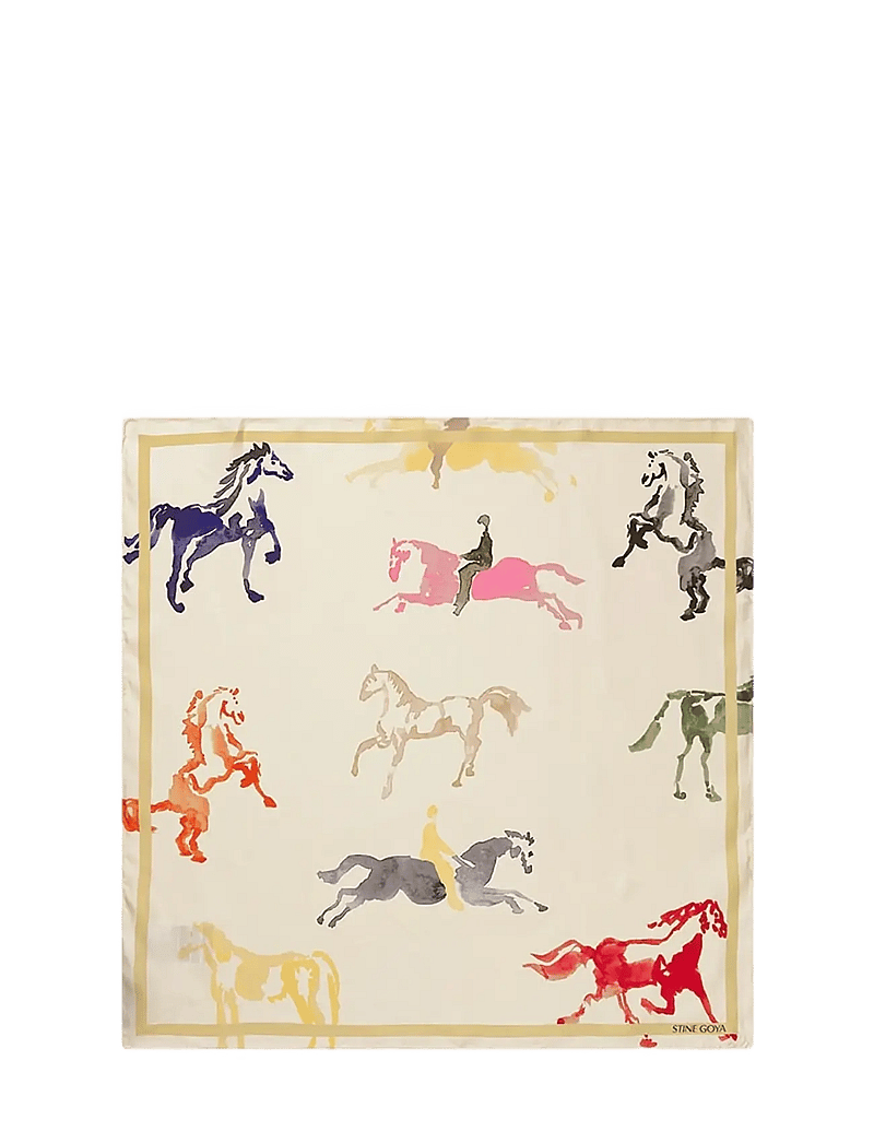 STINE GOYA - Silk Scarves, Small Scarf - mode trends - horses - 0