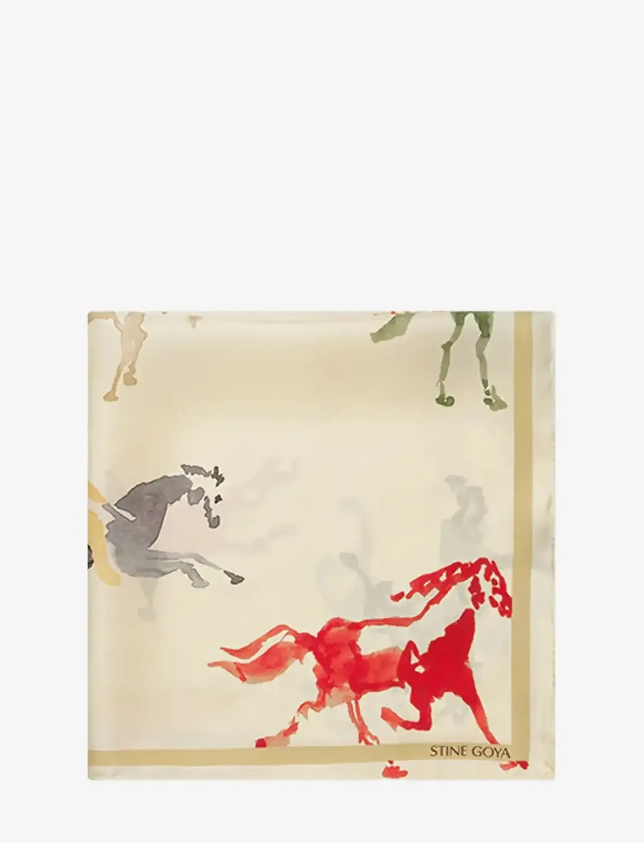 STINE GOYA - Silk Scarves, Small Scarf - mode trends - horses - 1