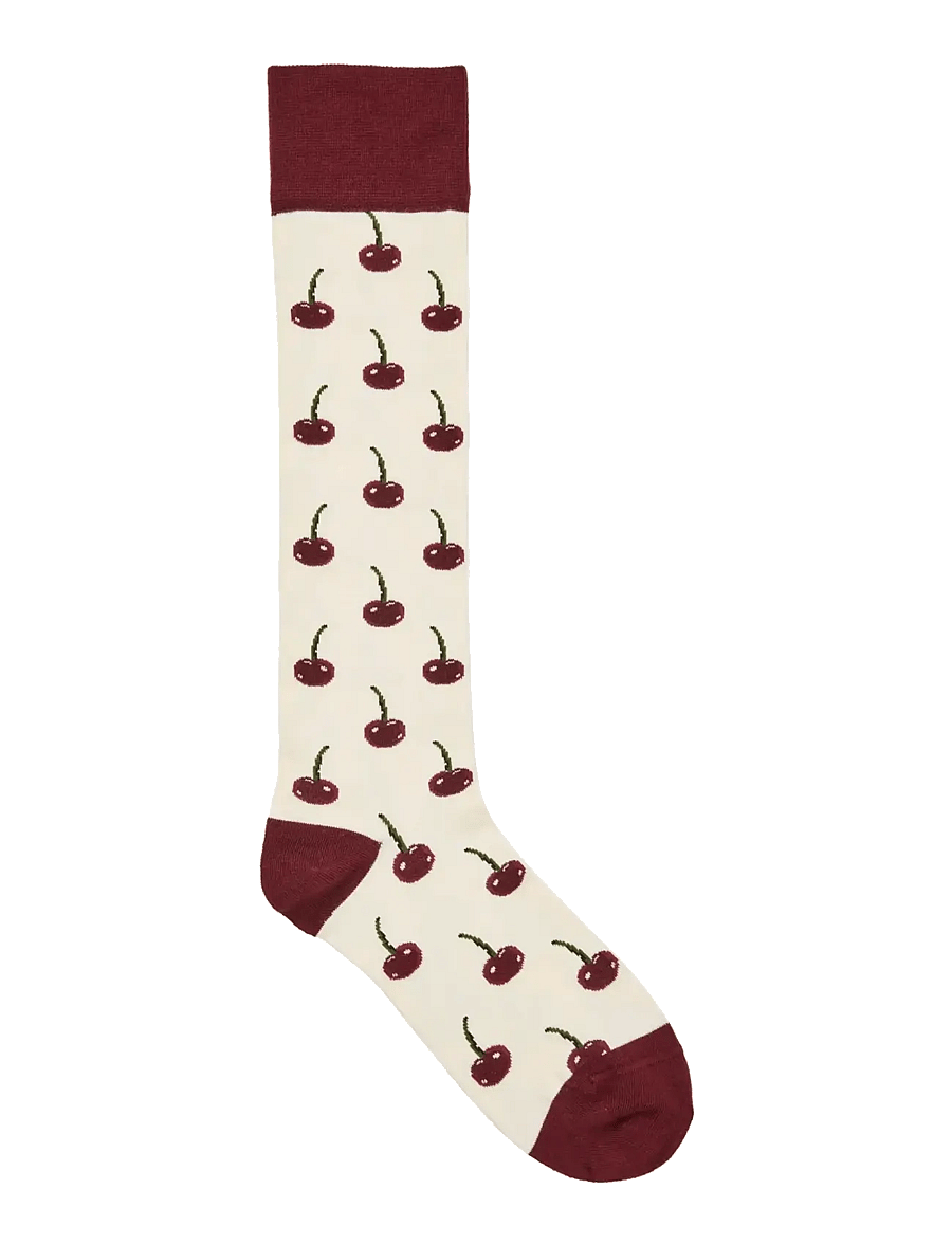 STINE GOYA - Socks, Long Socks - põlvikud - cherries - 0
