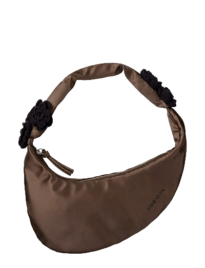 Satchel, Crochet Flower Satchel - Skuldertasker