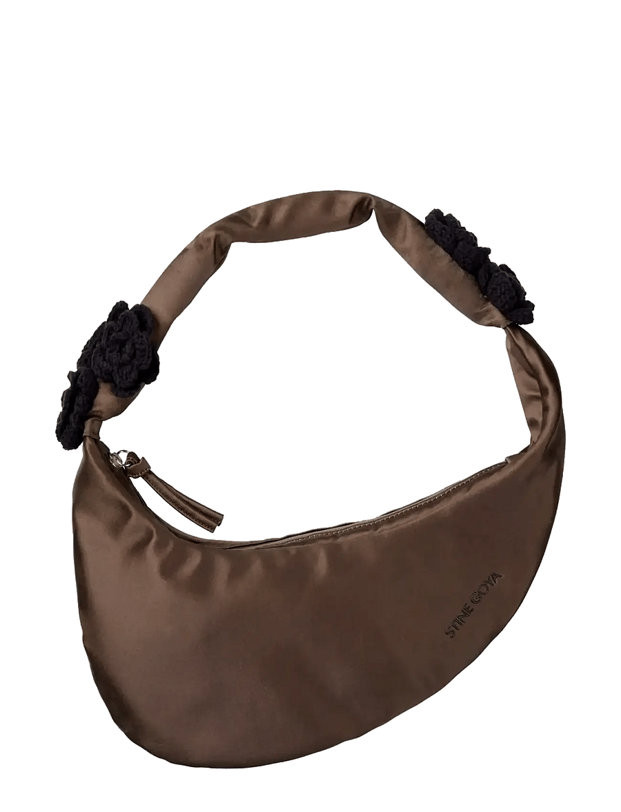STINE GOYA - Satchel, Crochet Flower Satchel - besondere anlässe - cocoa - 0