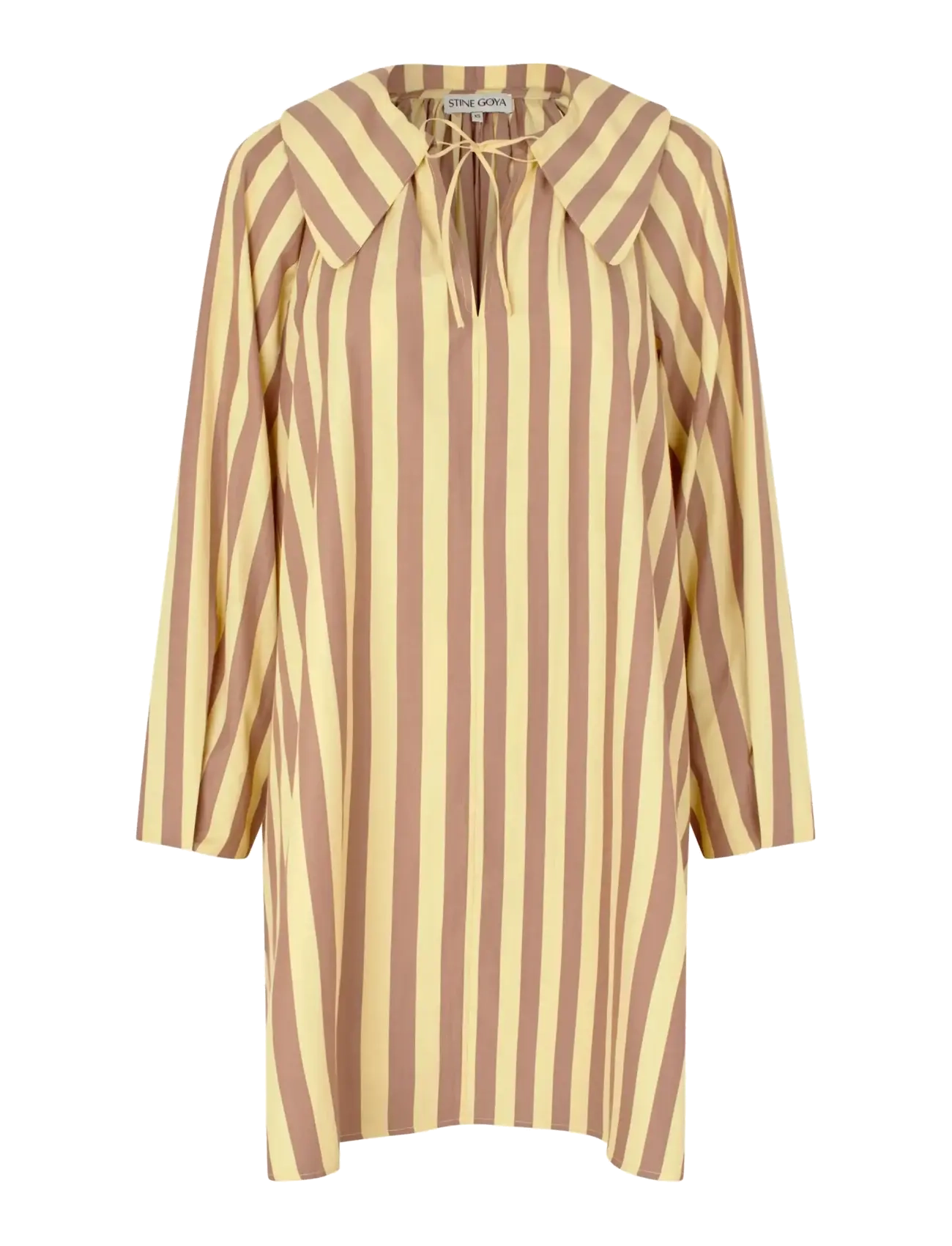 STINE GOYA 2512 Soft Striped Embroidery, Colla - Kollektsioonid - EQUESTRIAN SUN / yellow