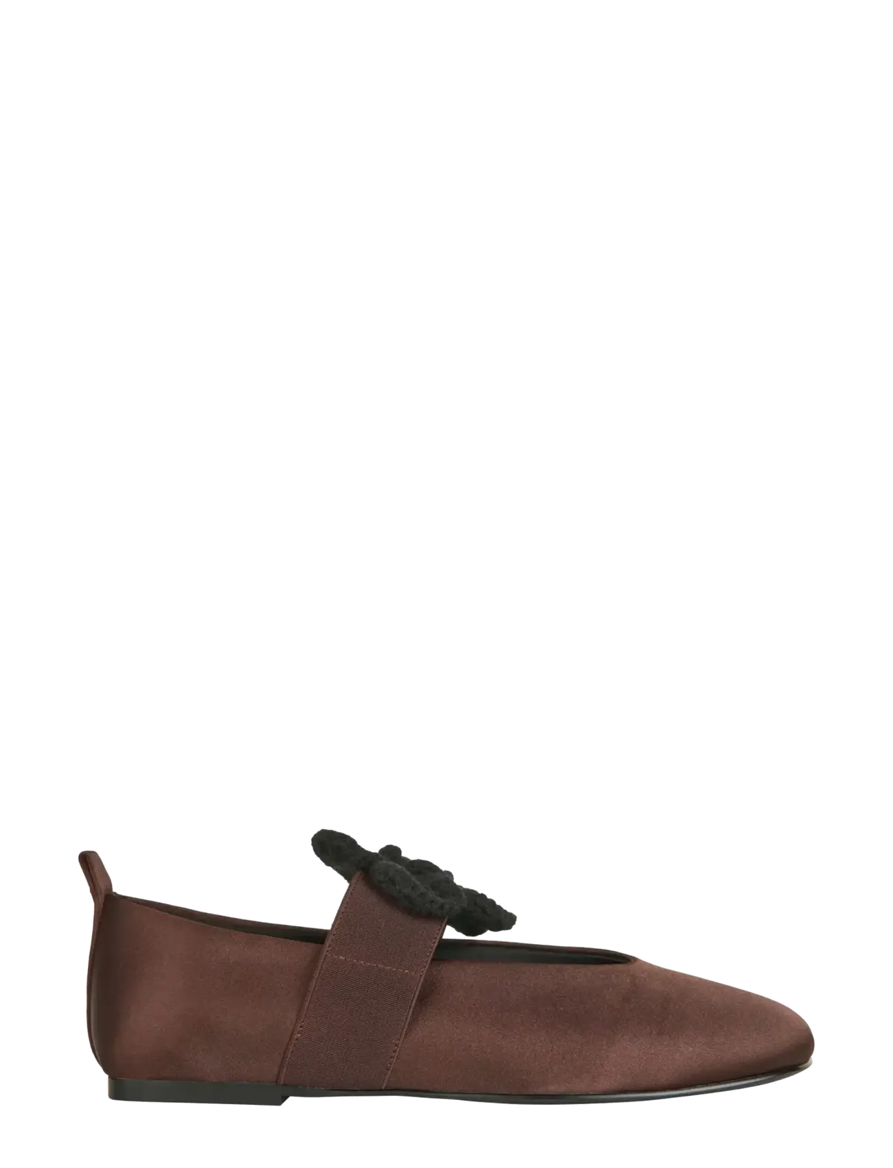 STINE GOYA 2293 Ballerina, Crochet Flower Stra - Kollektsioonid - COCOA / brown