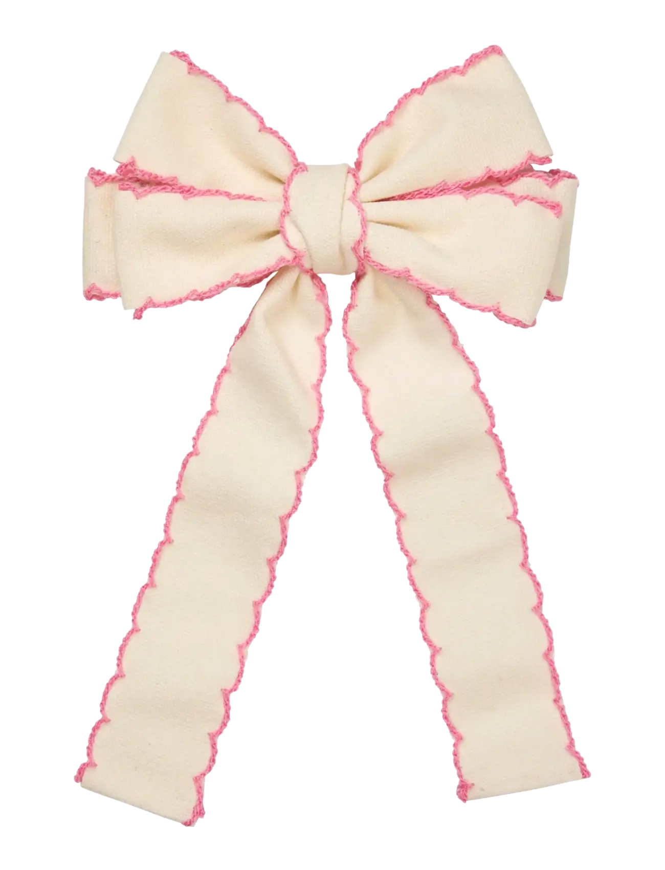 STINE GOYA Hair Accessoires, Hair Bow Clip Cream - One Size - Damen