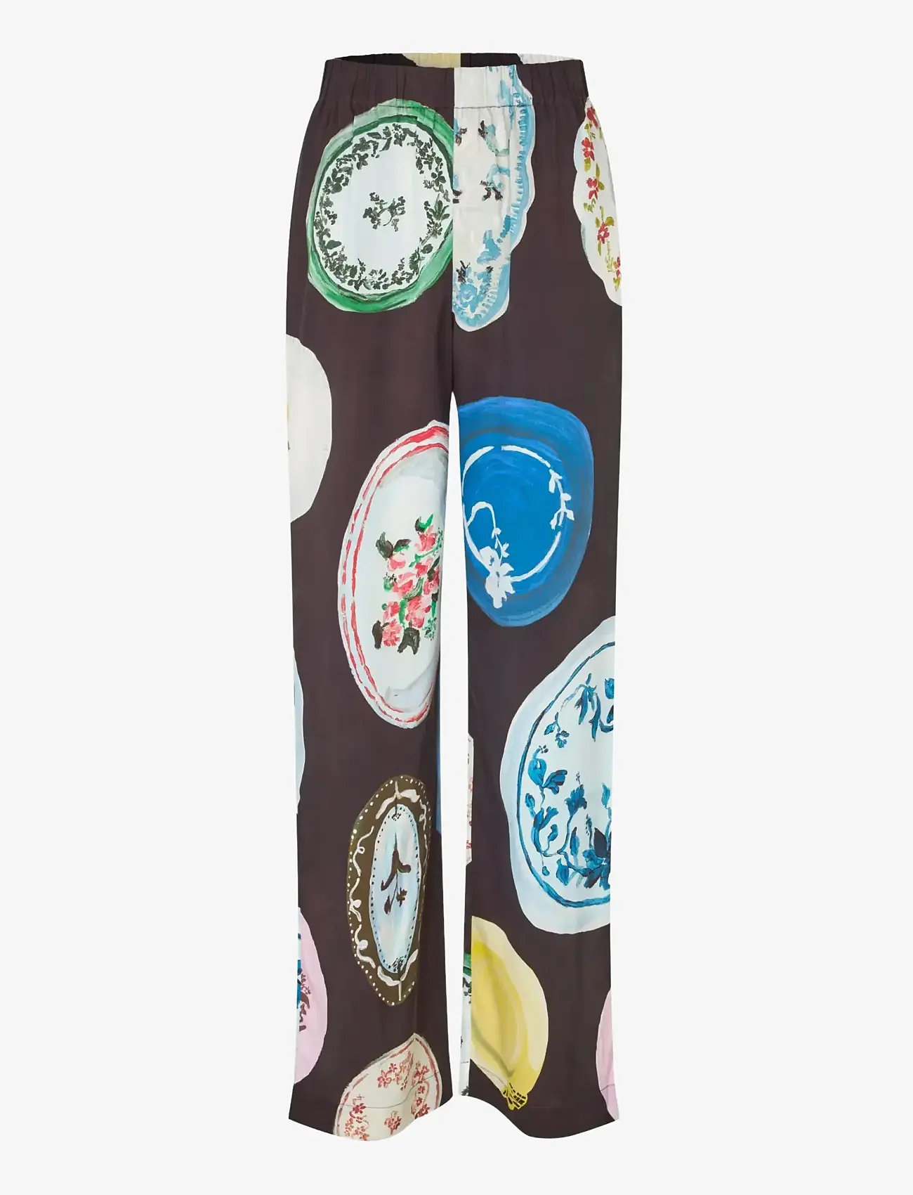STINE GOYA - Dry Viscose, Elasticated Long Pants - bukser med lige ben - the platera - 1