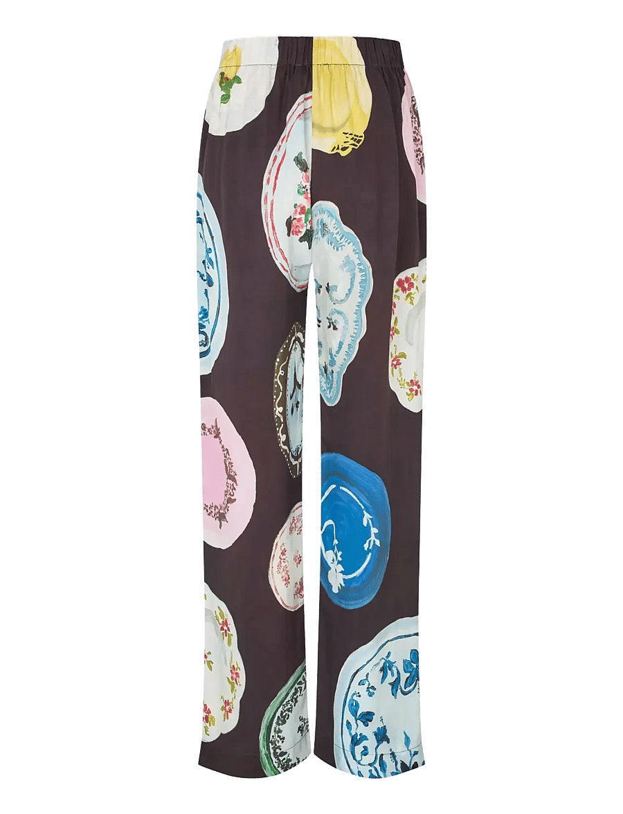 STINE GOYA - Dry Viscose, Elasticated Long Pants - hose mit geradem bein - the platera - 2