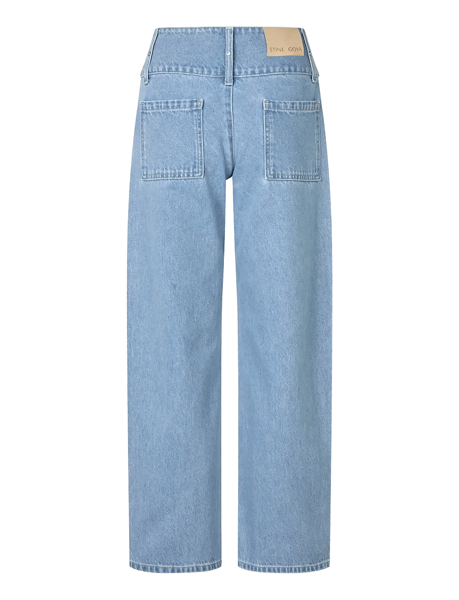 STINE GOYA - Double Rinse Denim, SG Belt Loop Ankle Pants - tapered jeans - denim blue - 2