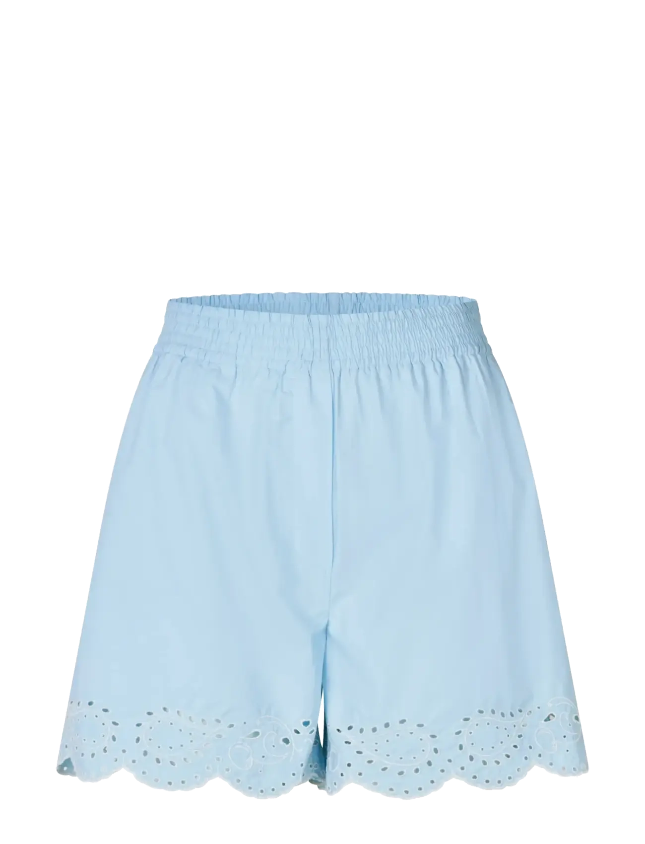 STINE GOYA Hell Baumwolle, Elasticated Shorts Blau - L - Damen
