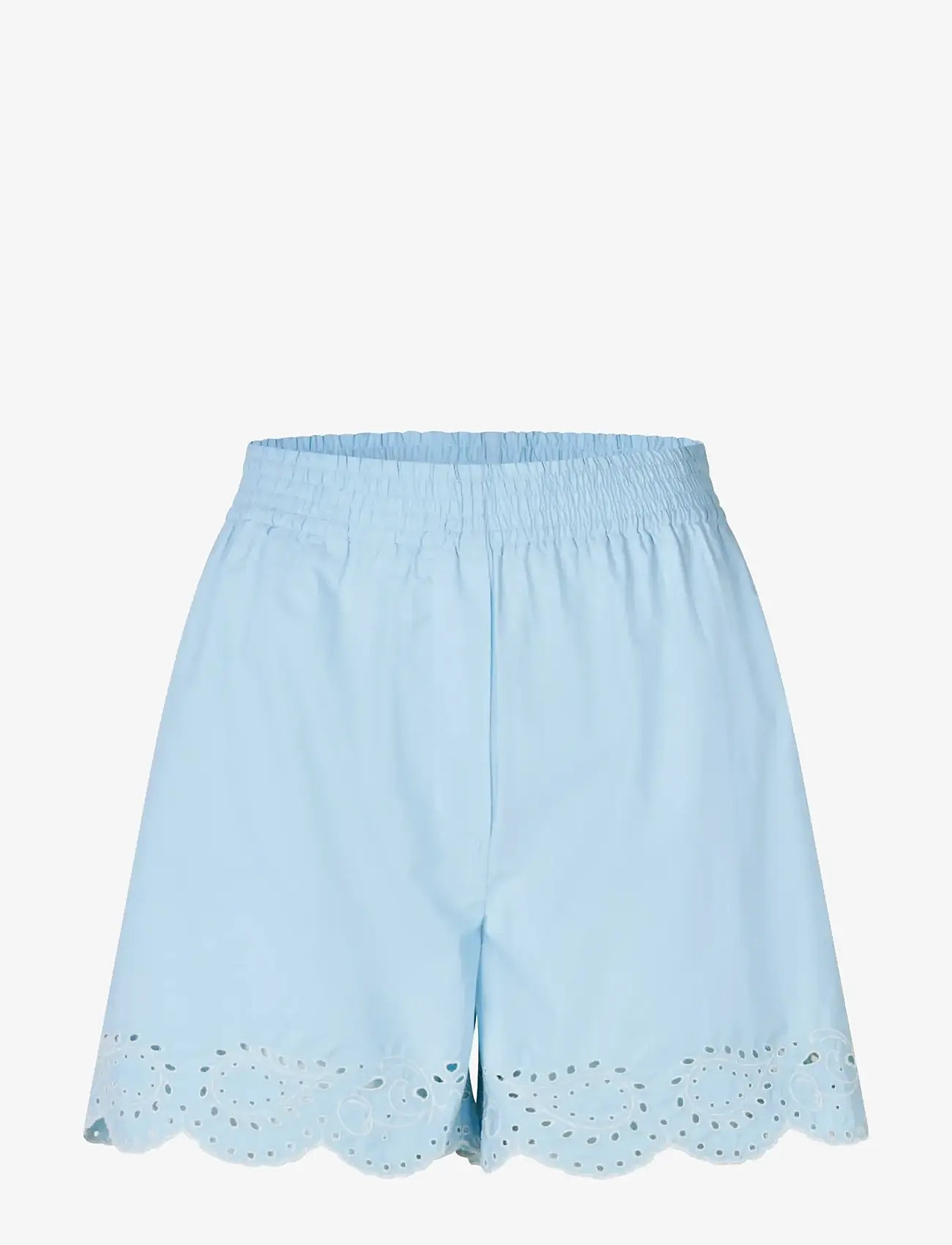 STINE GOYA - Light Cotton, Elasticated Shorts - casual shorts - teapot blue - 1