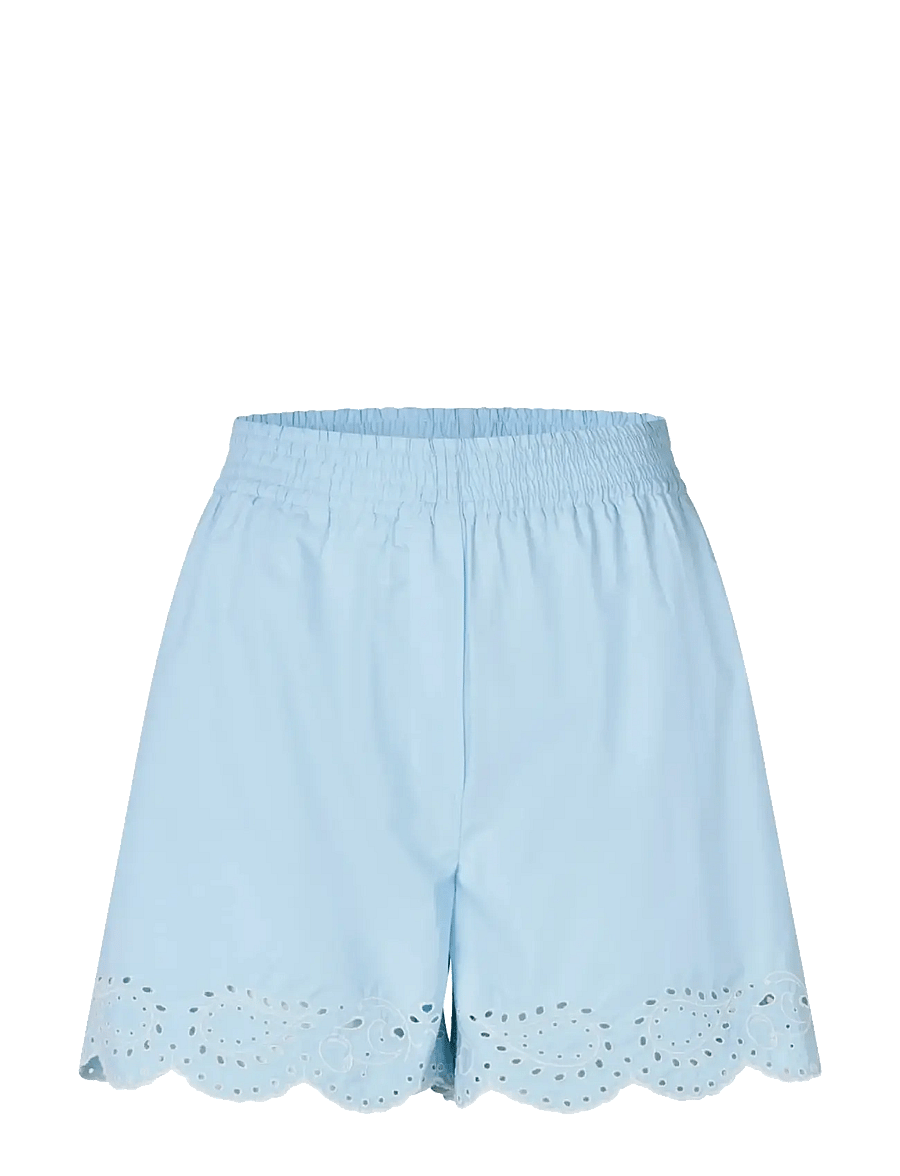 STINE GOYA - Light Cotton, Elasticated Shorts - casual shorts - teapot blue - 1