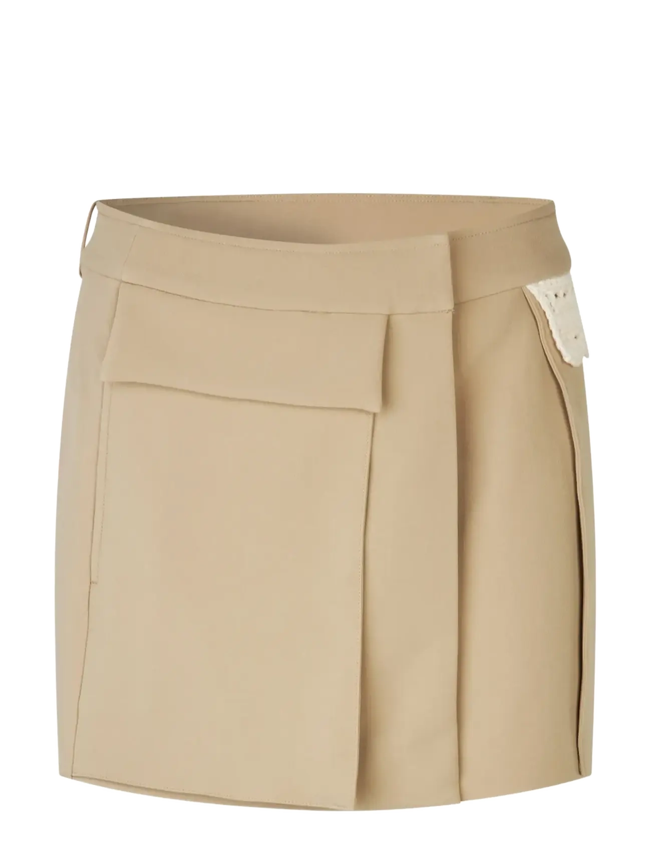 STINE GOYA Crafted Weave Tailoring, Waistbelt Mini Skirt -  - undefined / undefined