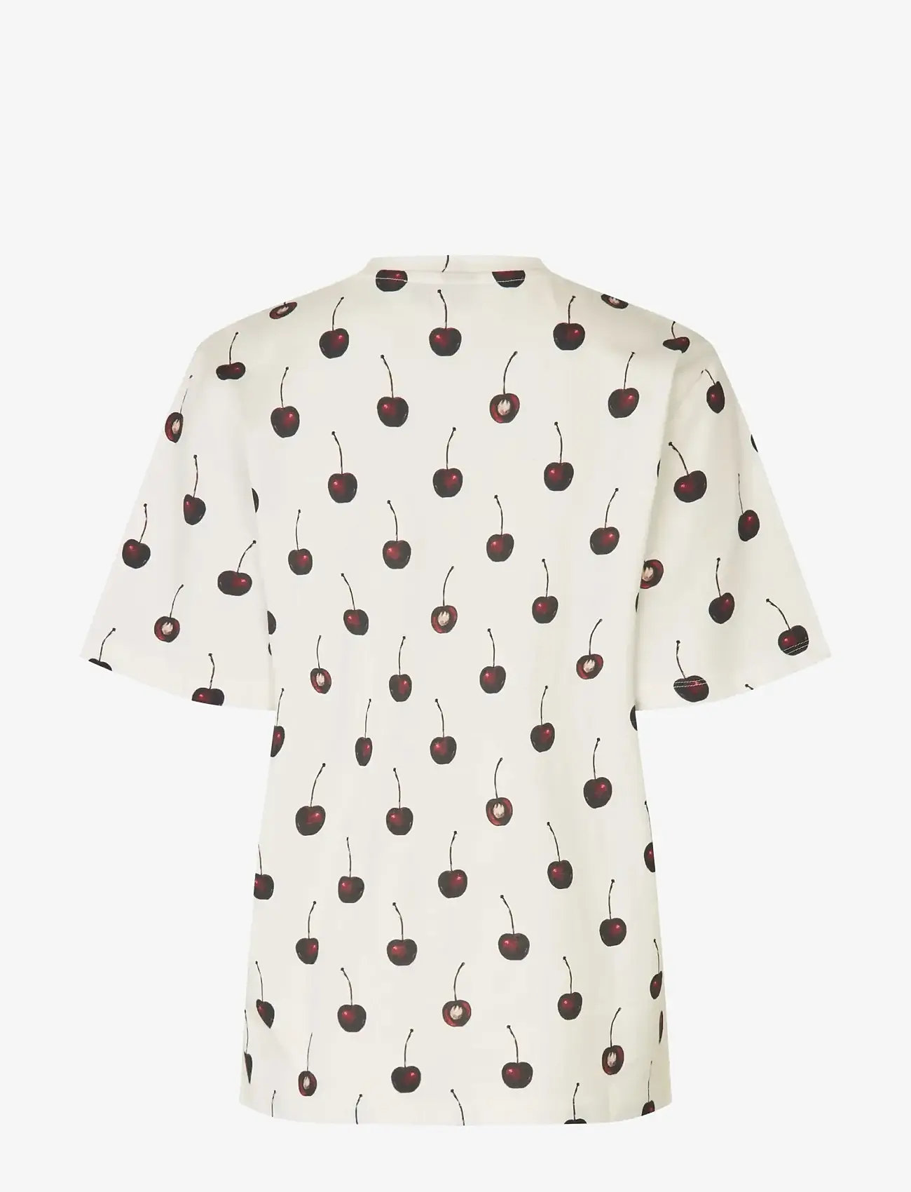 STINE GOYA - Light Jersey, Short Sleeve T-Shirt - t-shirts - cherry - 2