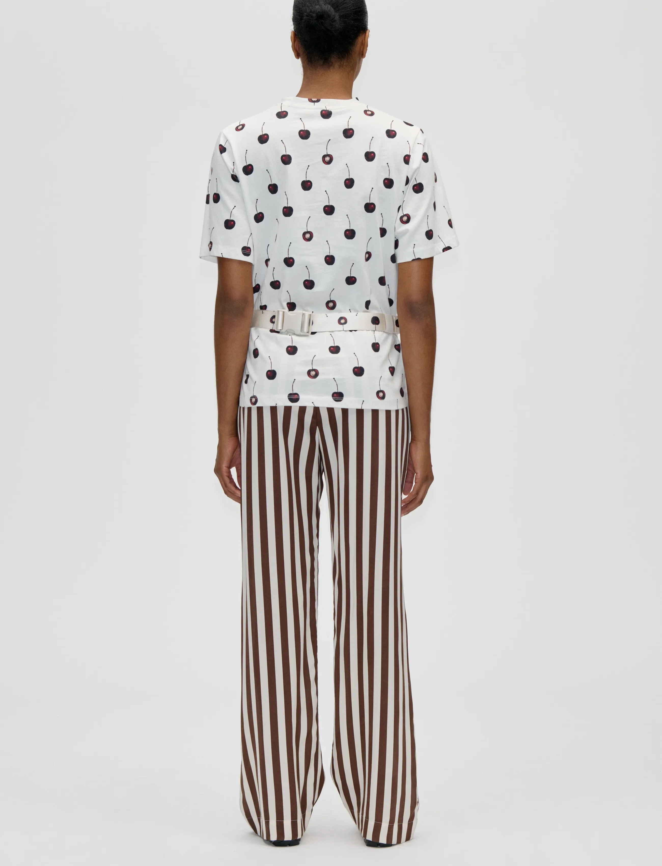 STINE GOYA - Light Jersey, Short Sleeve T-Shirt - t-shirts - cherry - 3