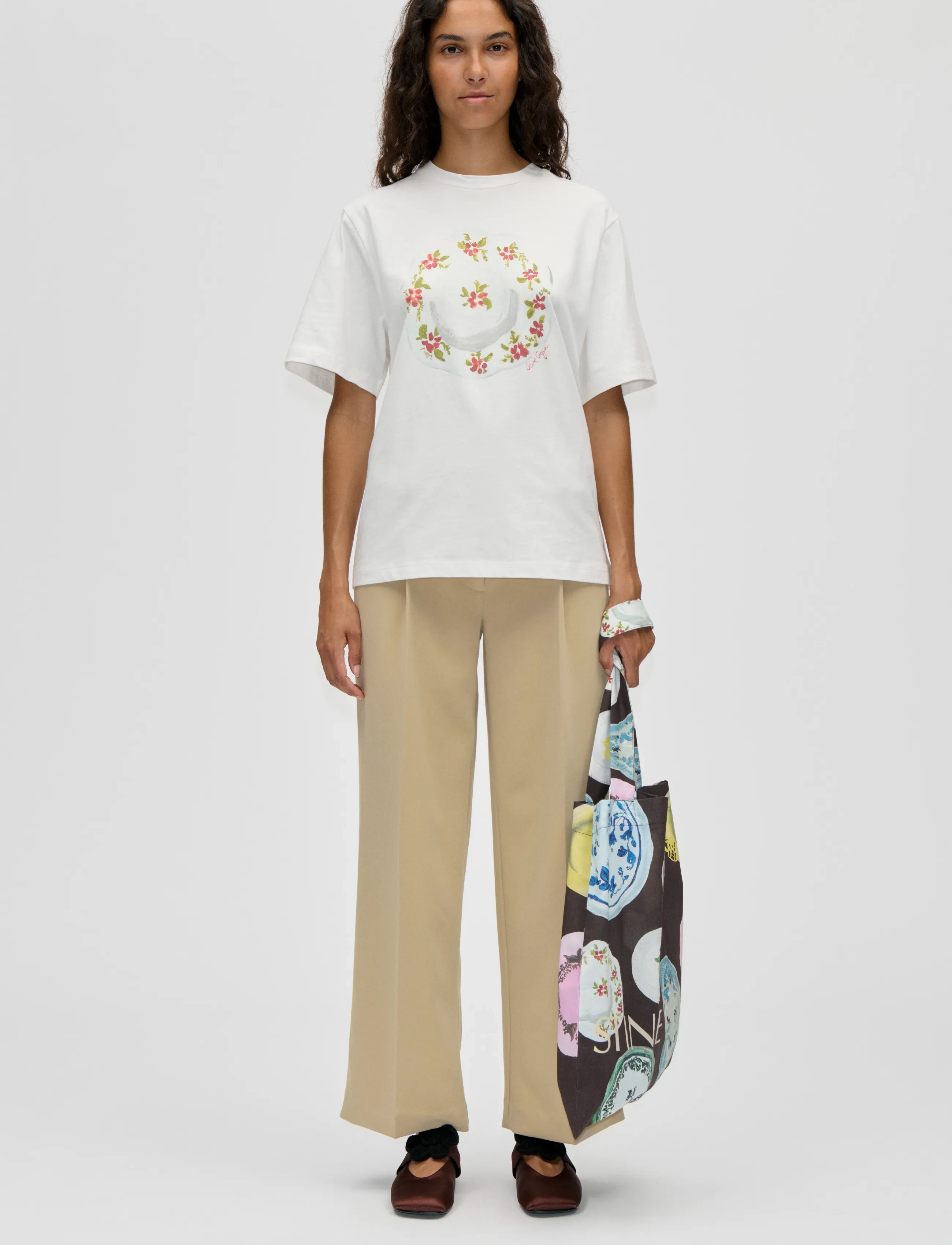 STINE GOYA 2243 Light Jersey, Short Sleeve T-S - STINE GOYA - THE PLATE / white