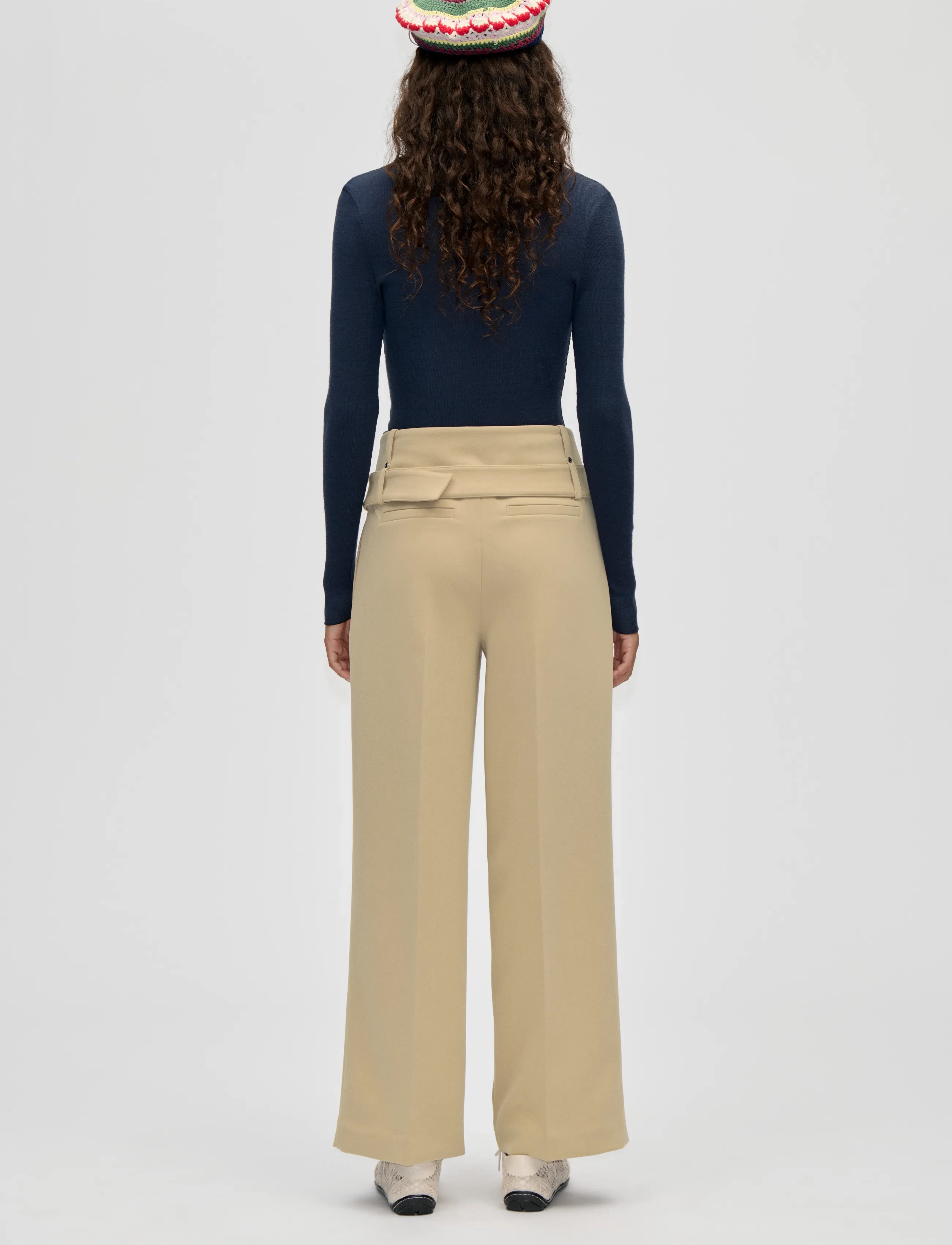 STINE GOYA - Lux Rib,Long Sleeve Crewneck - langärmlige tops - midnight navy - 3