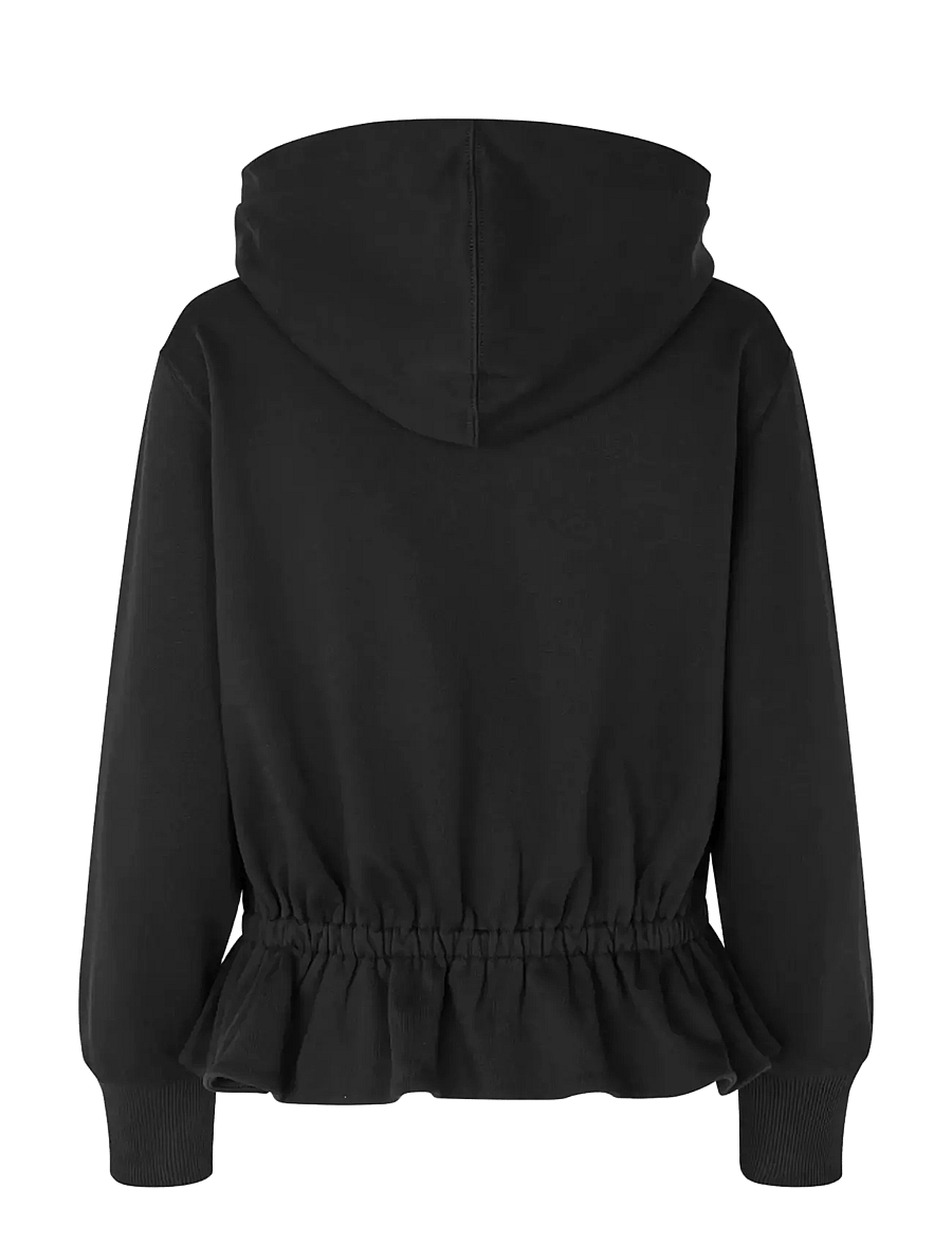 STINE GOYA - Terry, Cinched Waist Sweatshirt - sweatshirts & hoodies - black - 2