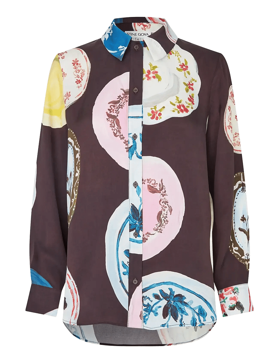 STINE GOYA - Dry Viscose, Long Sleeve Shirt - chemises en jeans - the platera - 1