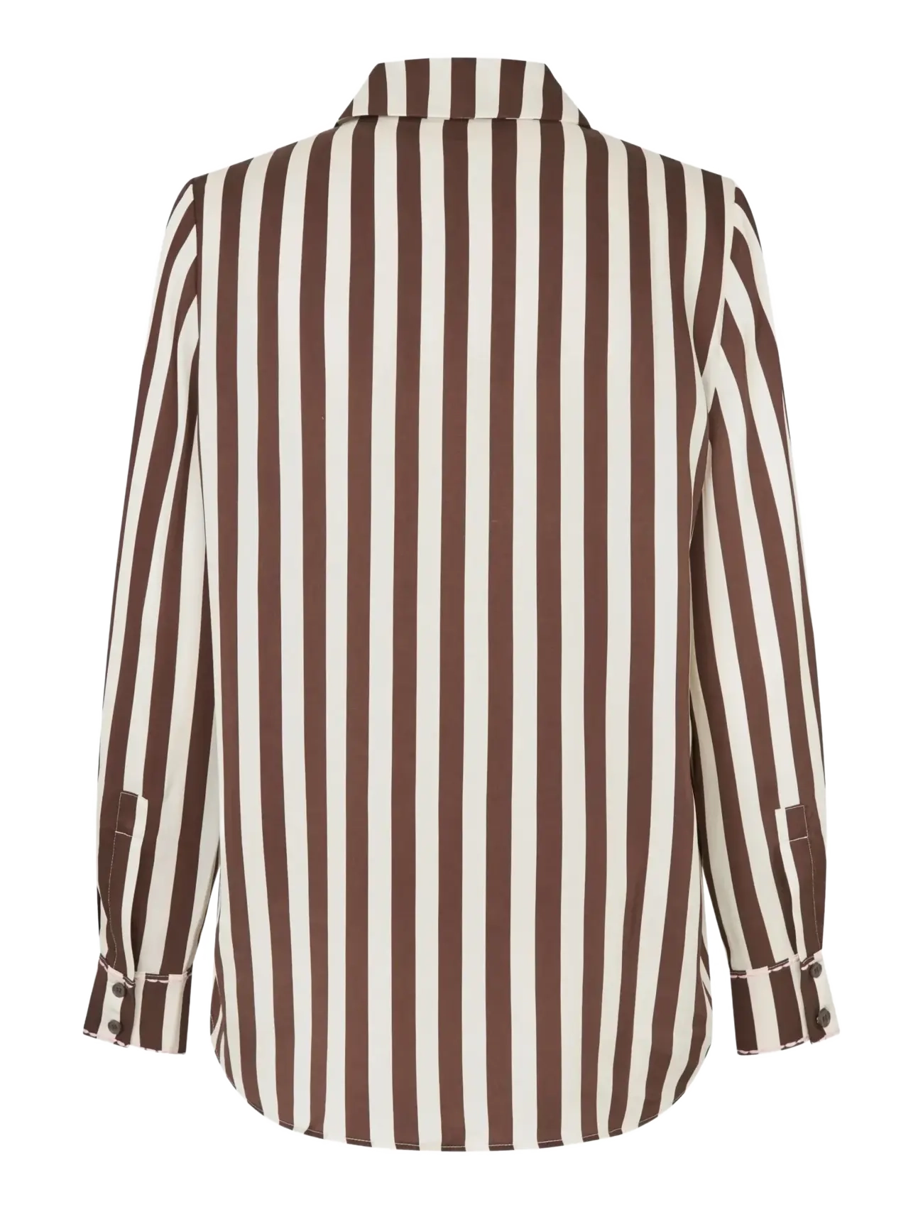 STINE GOYA - Dry Viscose, Long Sleeve Shirt - džinsiniai marškiniai - ivory stripes - 2