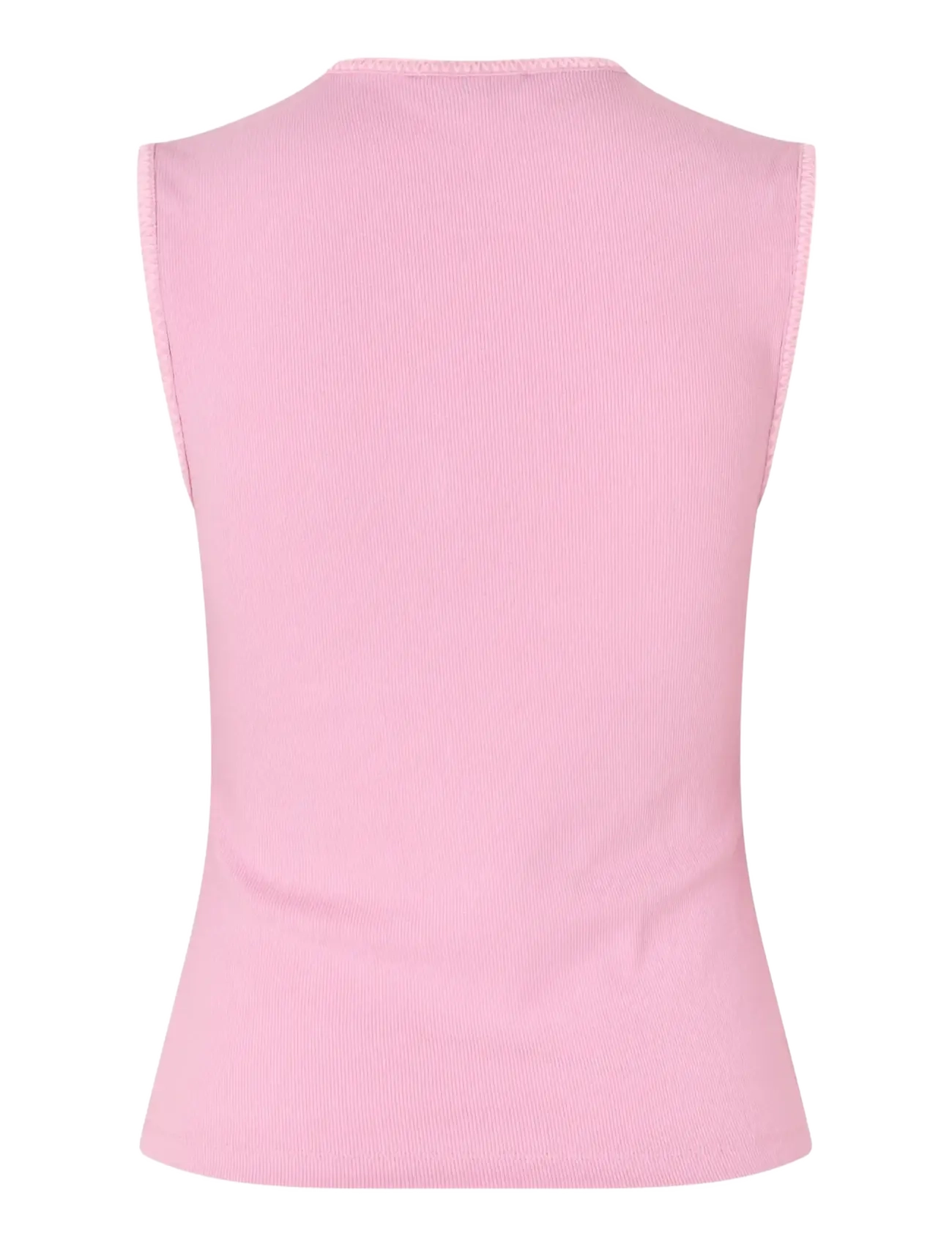 STINE GOYA - Rib, Crewneck Tank Top - linnen - cherry blossom - 2