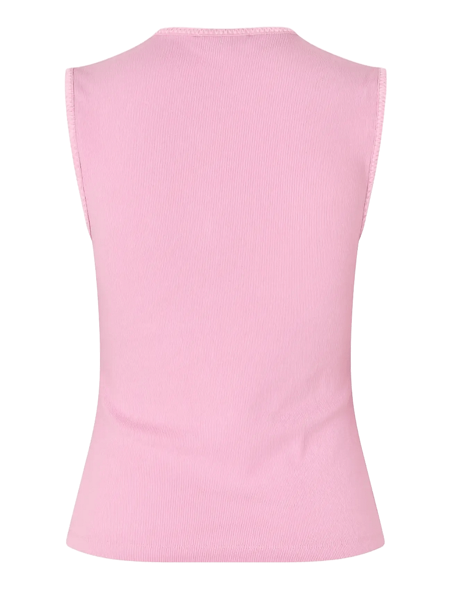STINE GOYA - Rib, Crewneck Tank Top - Ärmellose tops - cherry blossom - 2