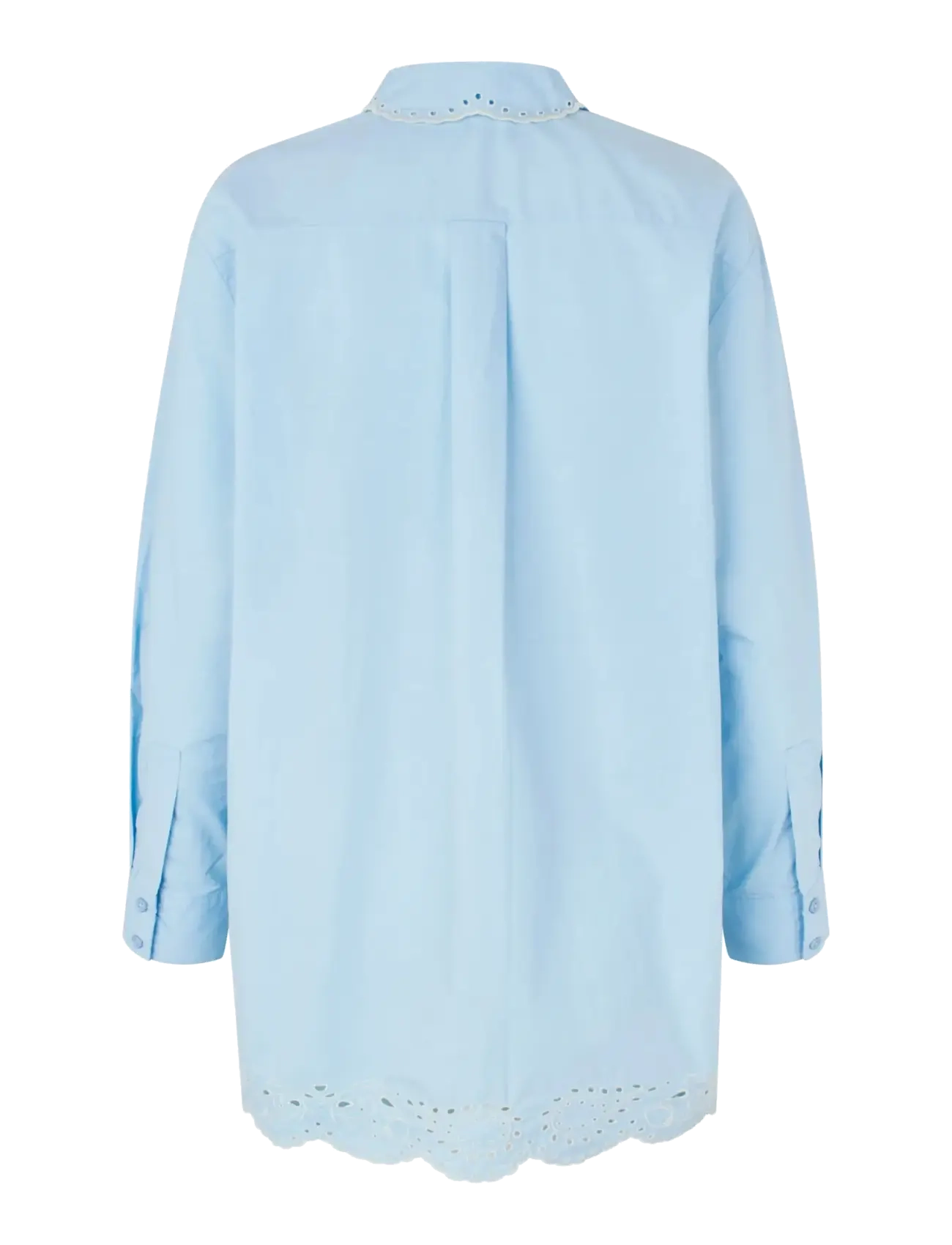 STINE GOYA - Light Cotton, Long Sleeve Oversized Shirt - teksasärgid - teapot blue - 2