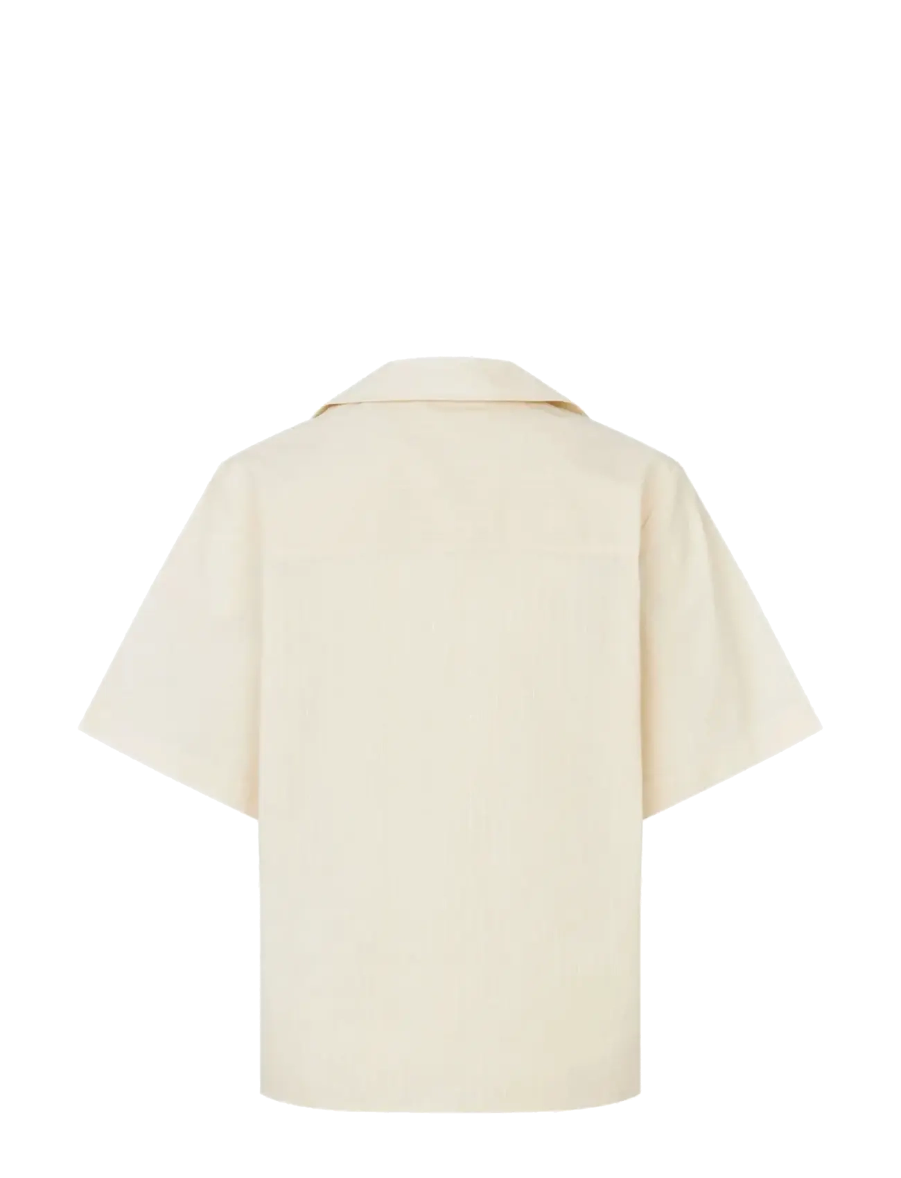 STINE GOYA - Crisp Stripe Shirting, Bowling Collar Shirt - denimskjorter - cherry - 2