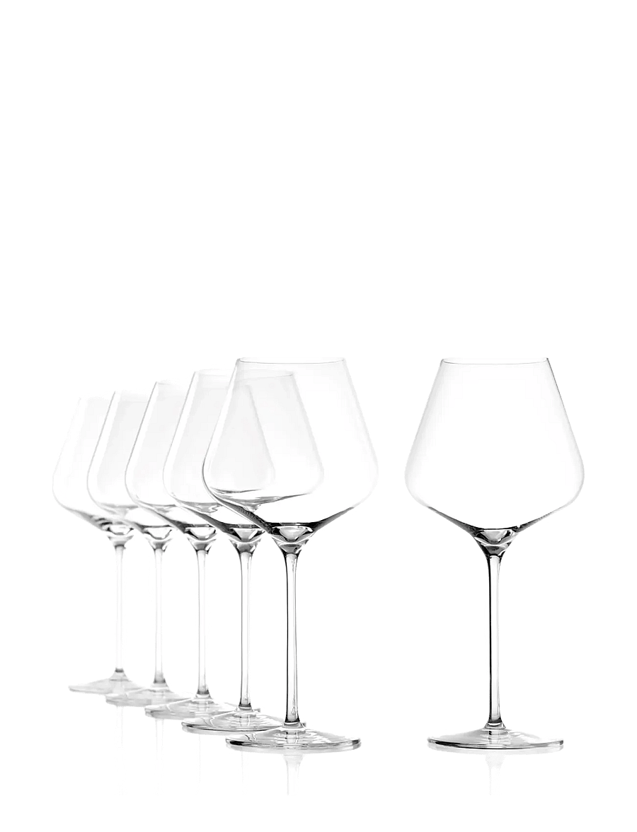Stölzle Lausitz - Wine glass Burgundy Quatrophil 71cl. 6 pieces - punase veini pokaalid - clear - 1