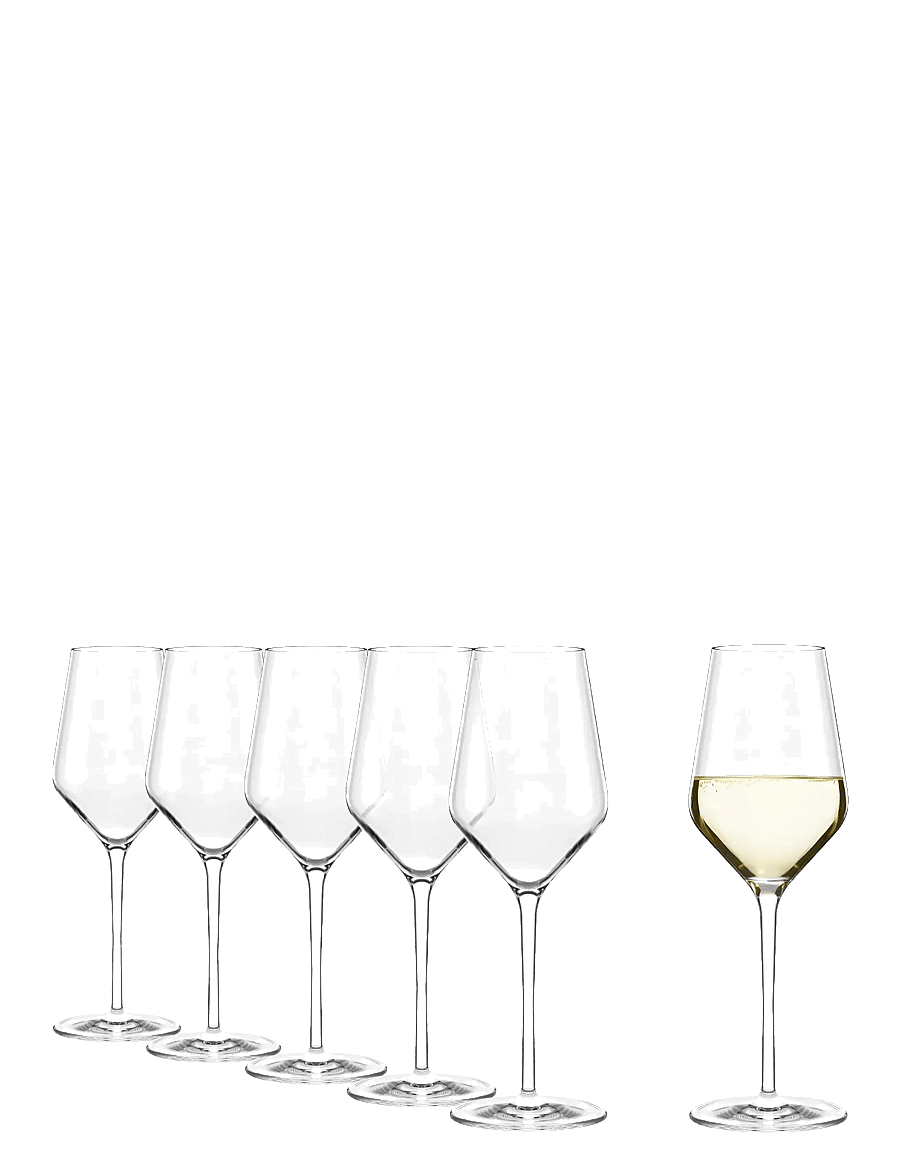 Stölzle Lausitz - White wineglass Quatrophil 40,5cl. 6 pieces - weißweingläser - clear - 0