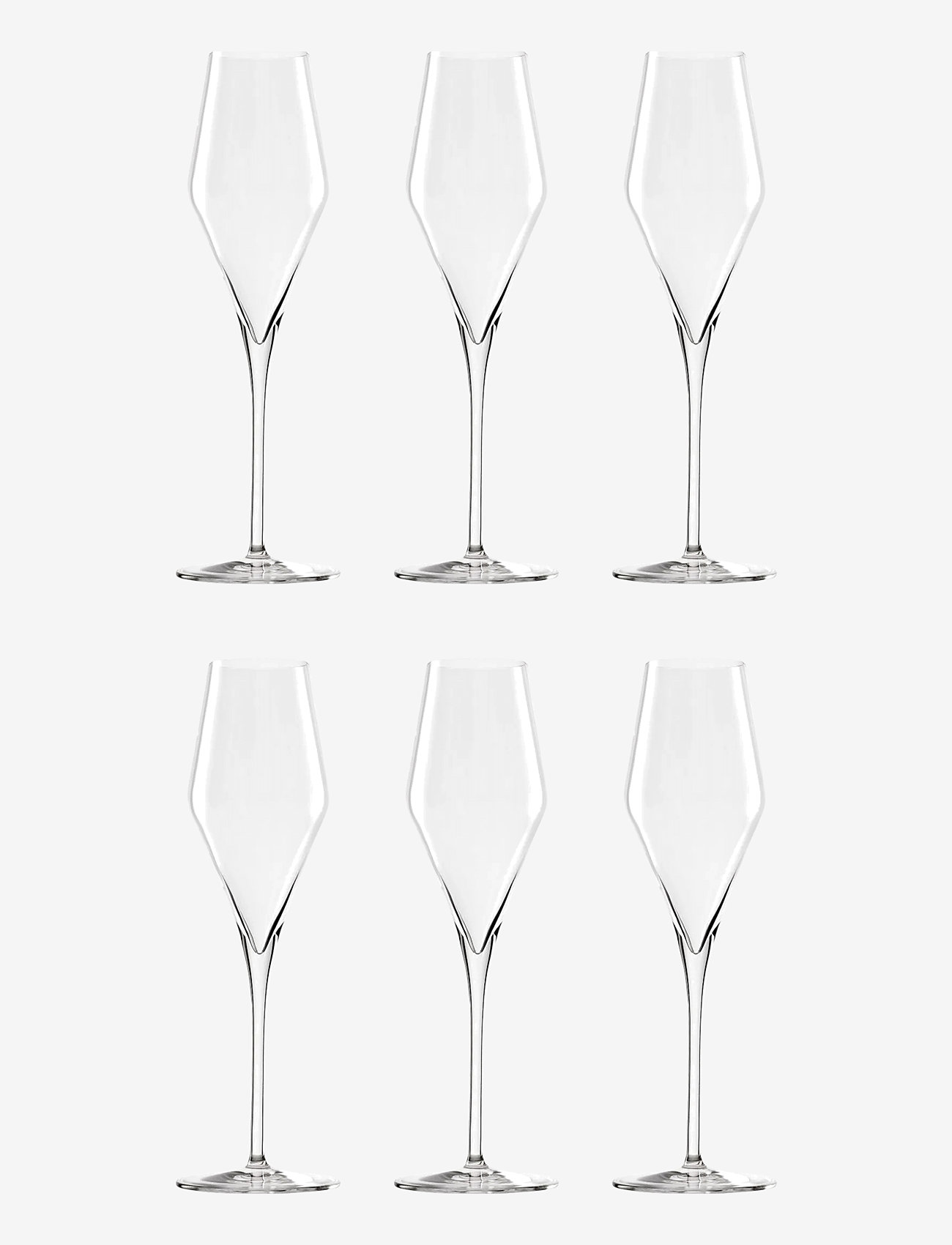 Stölzle Lausitz - Champagneglass Quatrophil 29cl. 6 pieces - Šampanieša glāzes - clear - 0