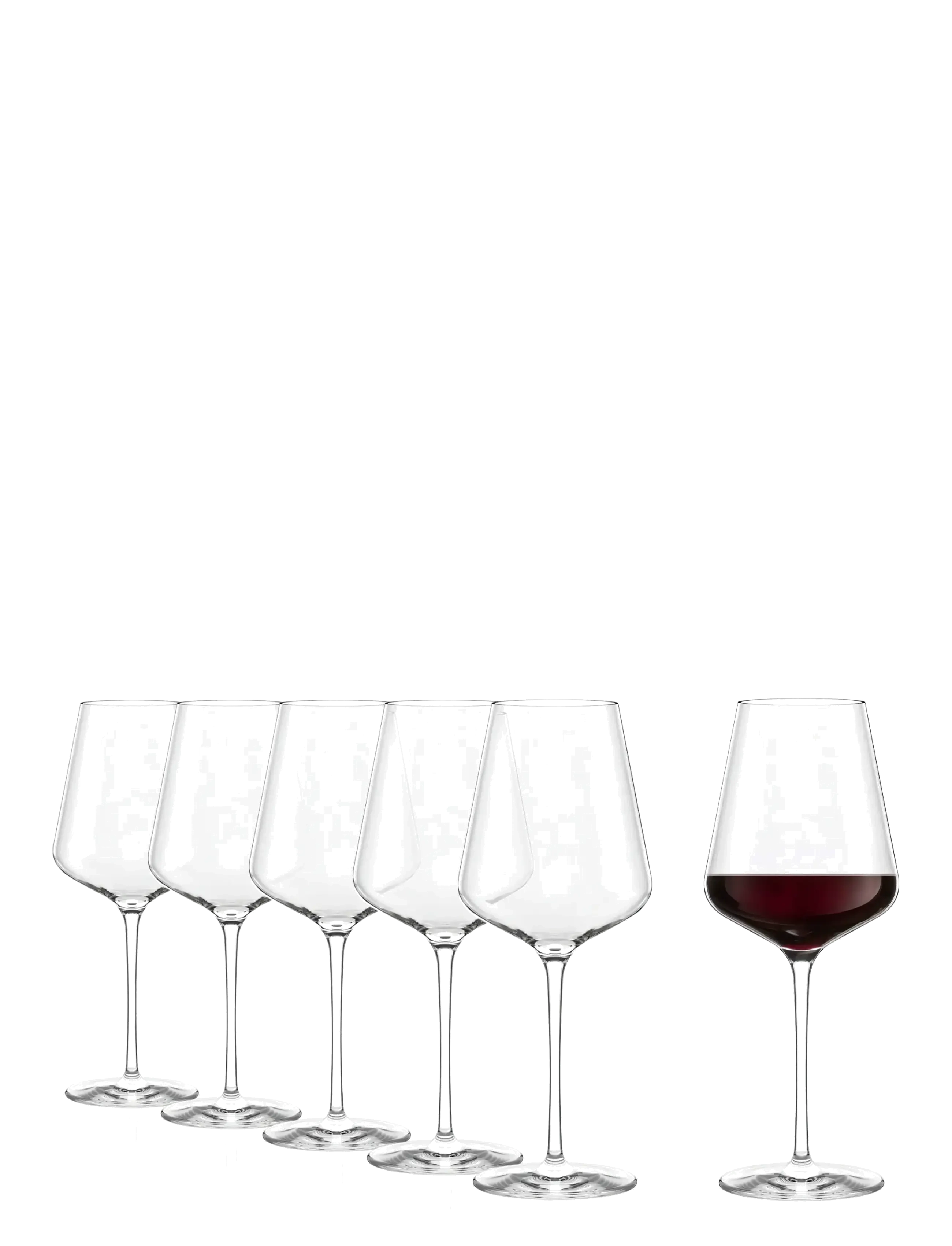 Stölzle Lausitz Vinglas Bordeaux Quatrophil 64,5Cl. 6 Stk, Rød Vinglases, Nude, Str: 64.5 CL