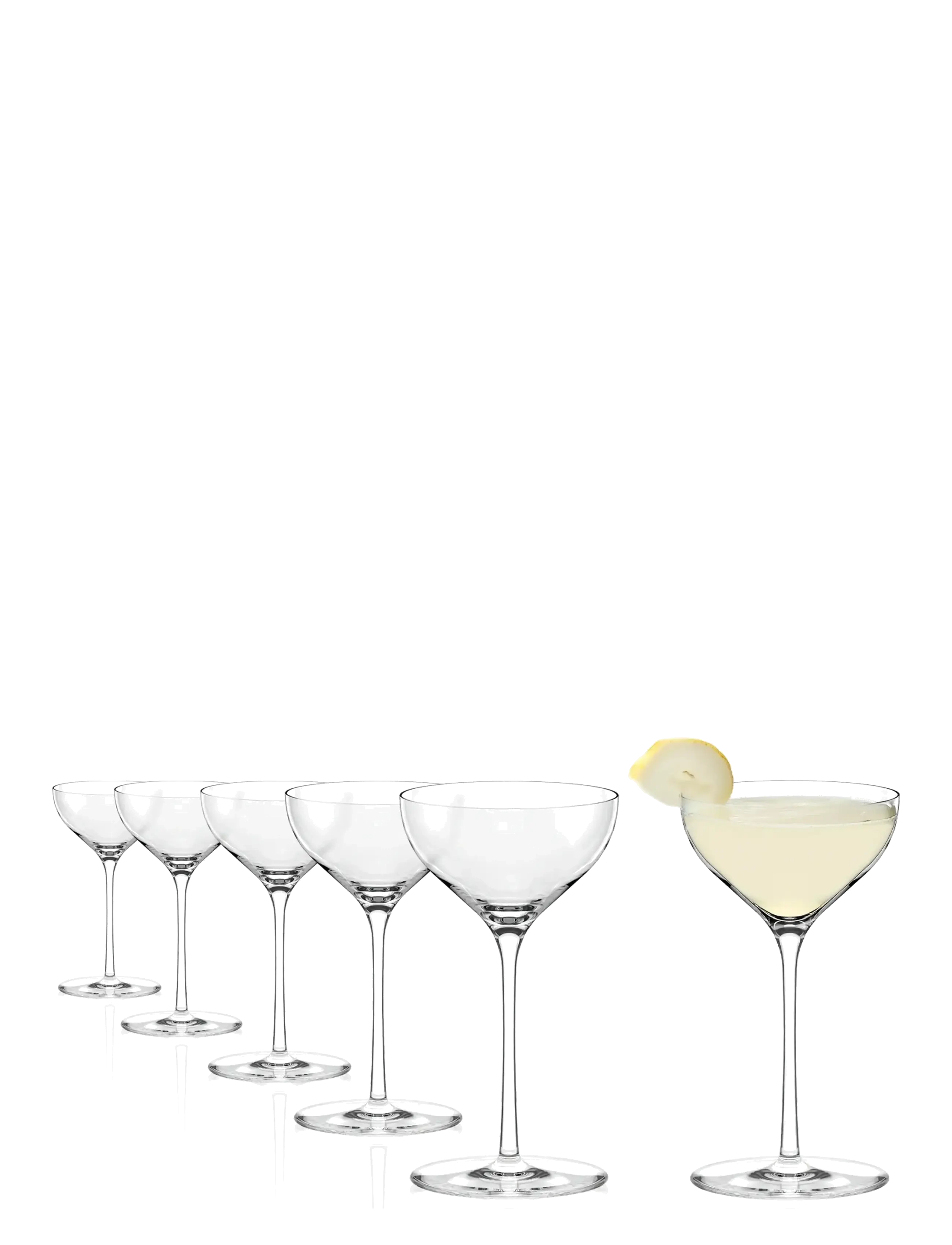 Stölzle Lausitz Nick & Nora Glas Kyoto Bar 19Cl. 6 Stk, Cocktailglas, Nude, Str: 19 CL