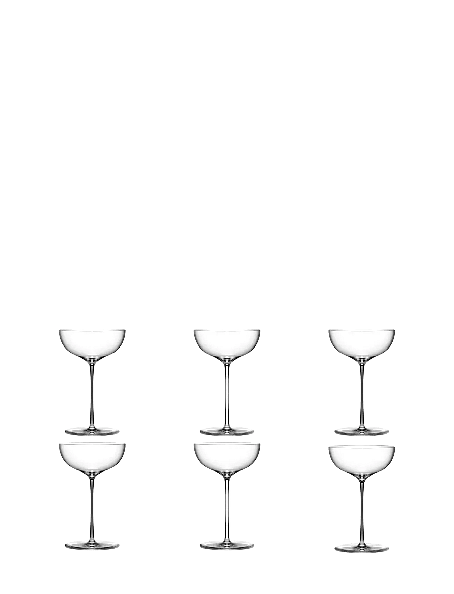Stölzle Lausitz - Cocktail glass Kyoto Bar 31,8cl. 6 pieces - kokteili- ja martiiniklaasid - clear - 0