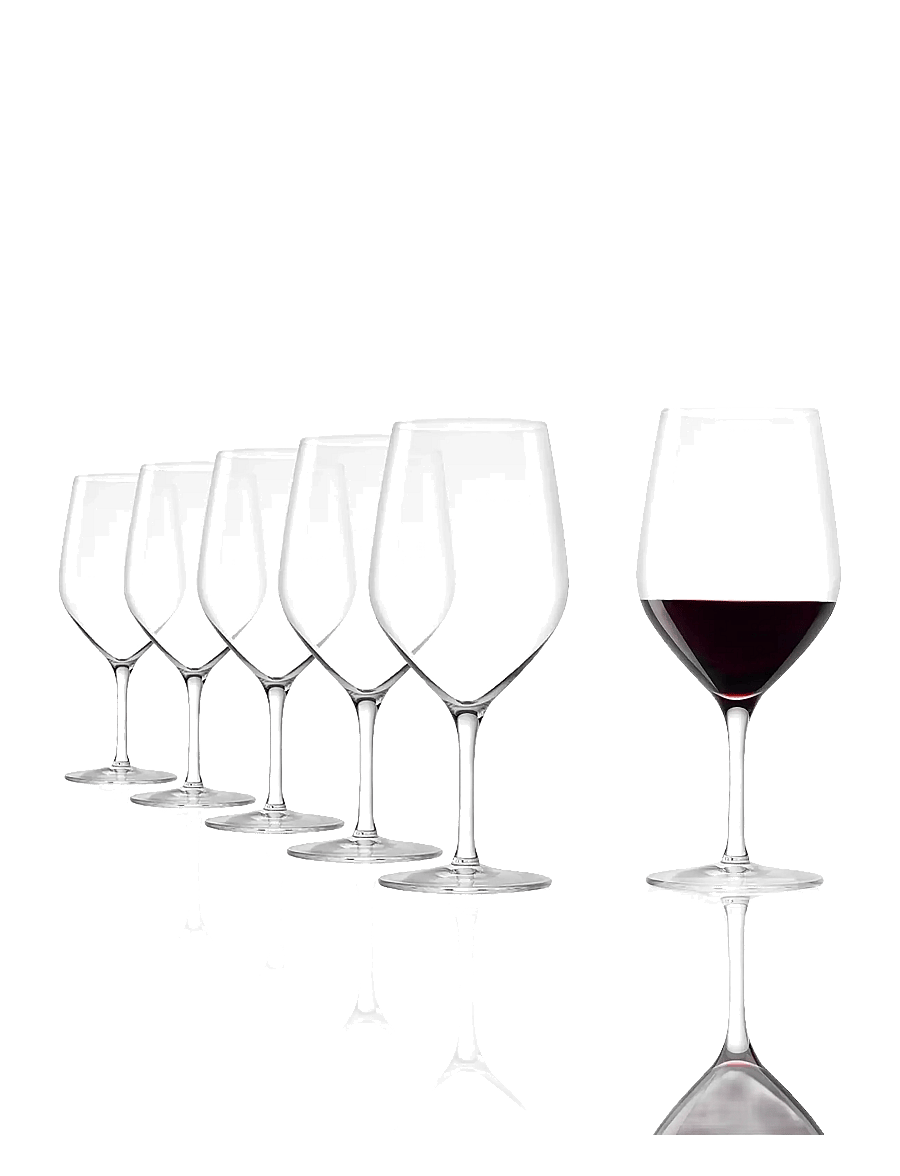 Stölzle Lausitz - Wine glass Bordeaux Ultra 55cl. 6 pieces - punase veini pokaalid - clear - 1