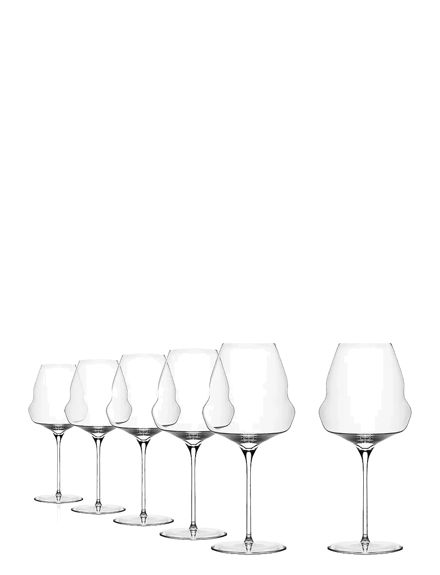 Stölzle Lausitz - Wine glass Burgundy Cocoon 71,2cl. 6 pieces - punase veini pokaalid - clear - 1