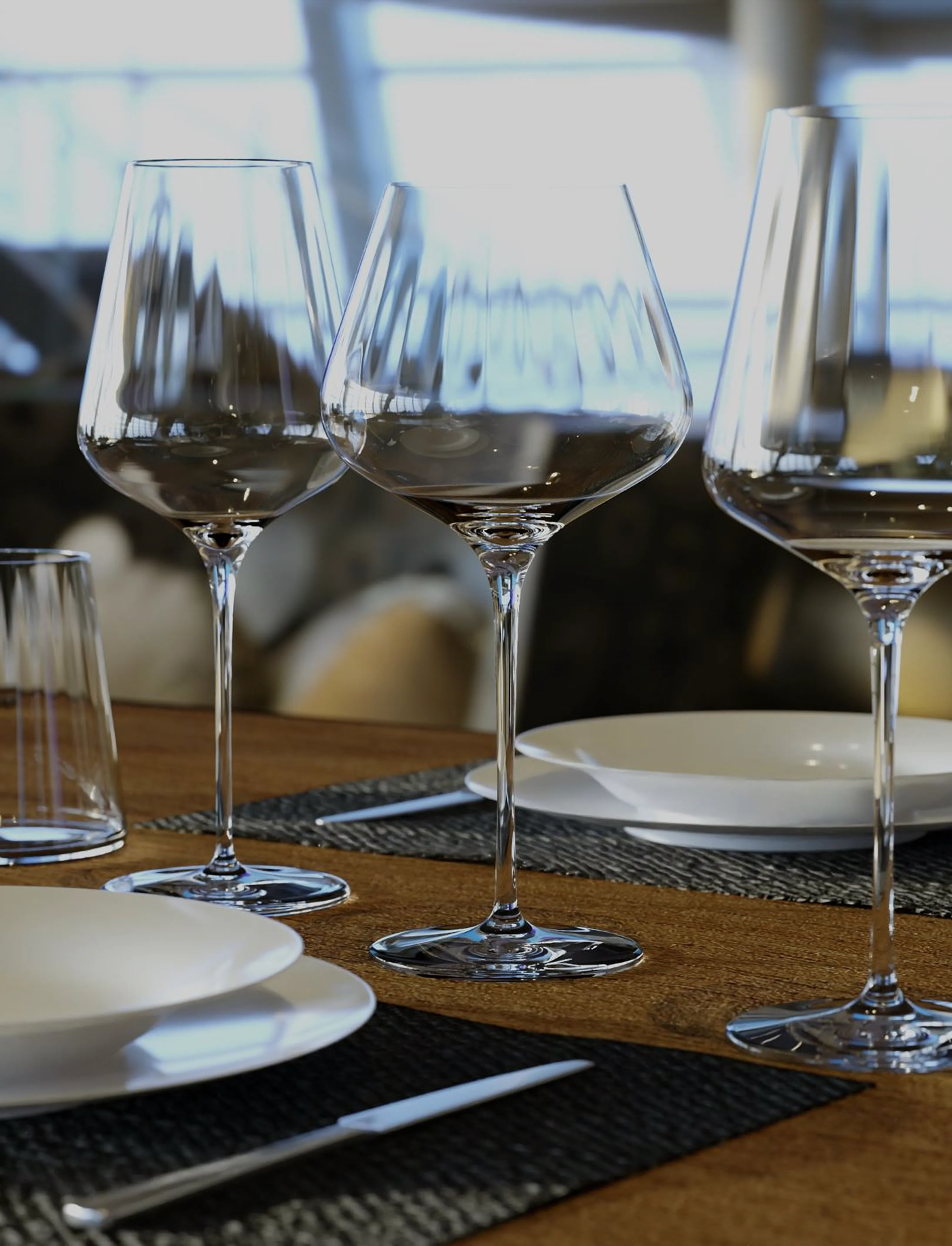 Stölzle Lausitz Hvidvinsglas Symphony 40,5Cl. 6 Stk, 40.5 CL, Wine Glass, Nackt - White Glasses, Homeware