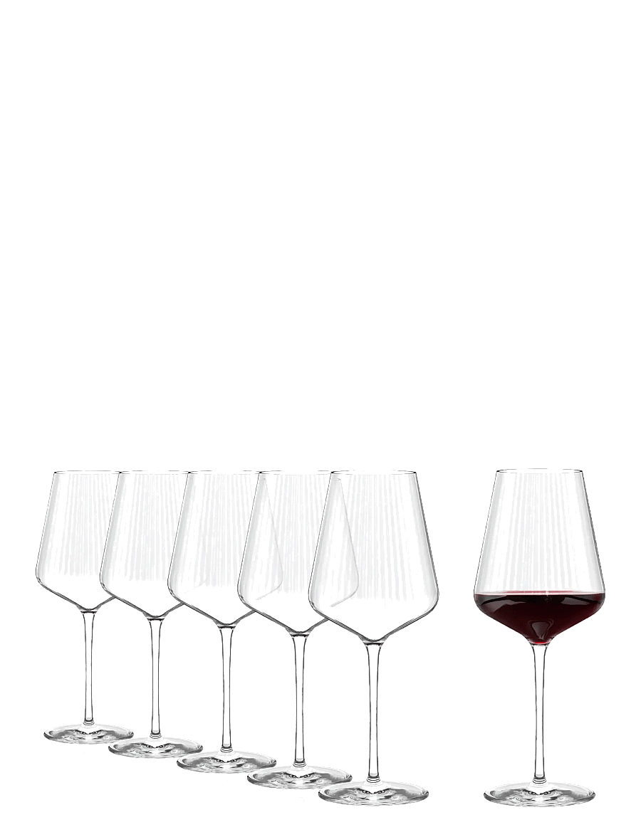 Stölzle Lausitz - Wine glass Bordeaux Symphony 64,5cl. 6 pieces - punase veini pokaalid - clear - 1