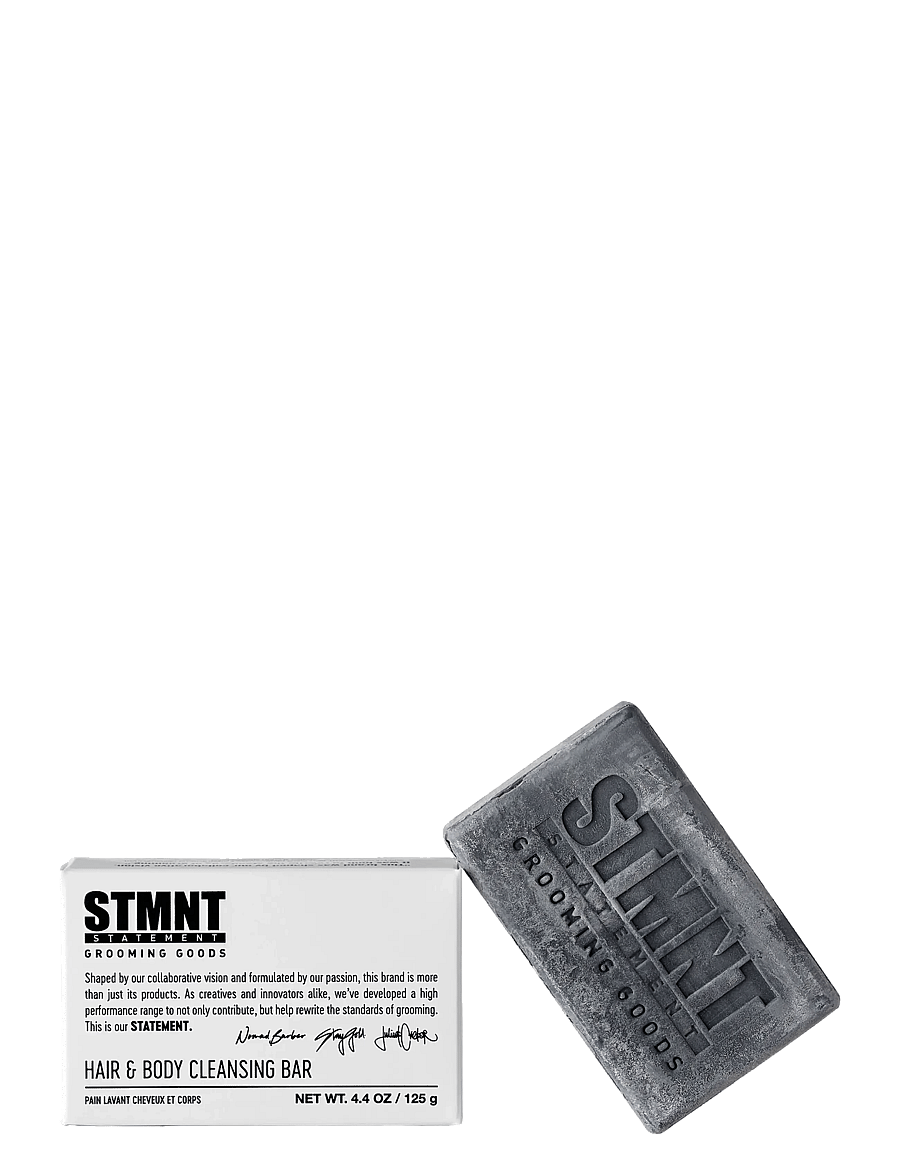 STMNT Grooming Goods - STMNT Hair & Body Cleansing Bar - Šampoon - white - 0