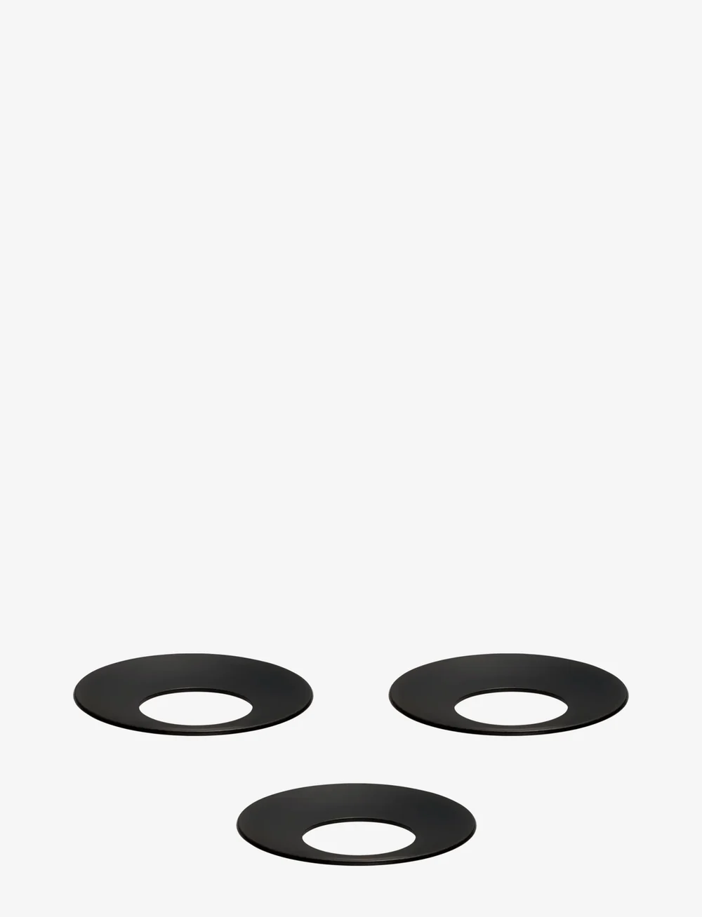 STOFF Nagel - STOFF Nagel candle holder cuff (set with 3 pcs) - kerzenständer - black - 1