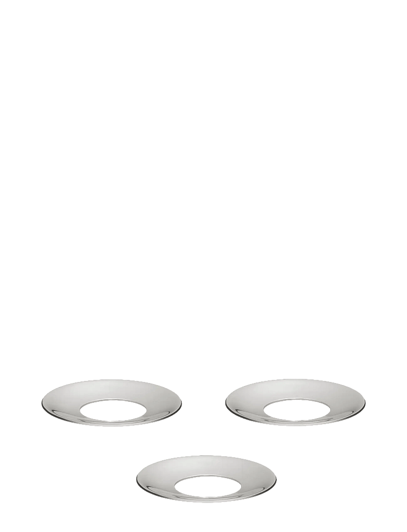 STOFF Nagel - STOFF Nagel candle holder cuff (set with 3 pcs) - køb efter pris - chrome - 1