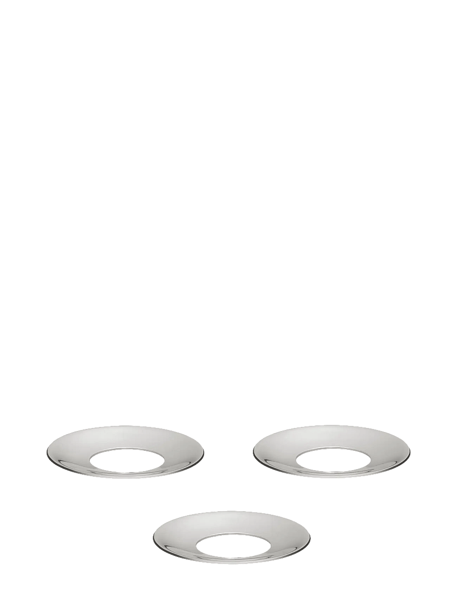 STOFF Nagel - STOFF Nagel candle holder cuff (set with 3 pcs) - kerzenständer - chrome - 2