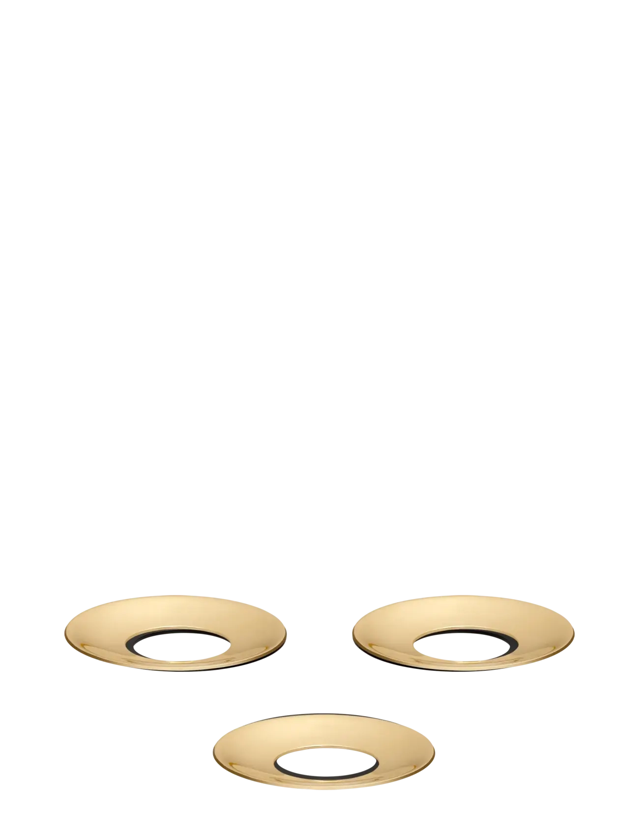 STOFF Nagel - STOFF Nagel candle holder cuff (set with 3 pcs) - küünlajalad - solid brass - 1