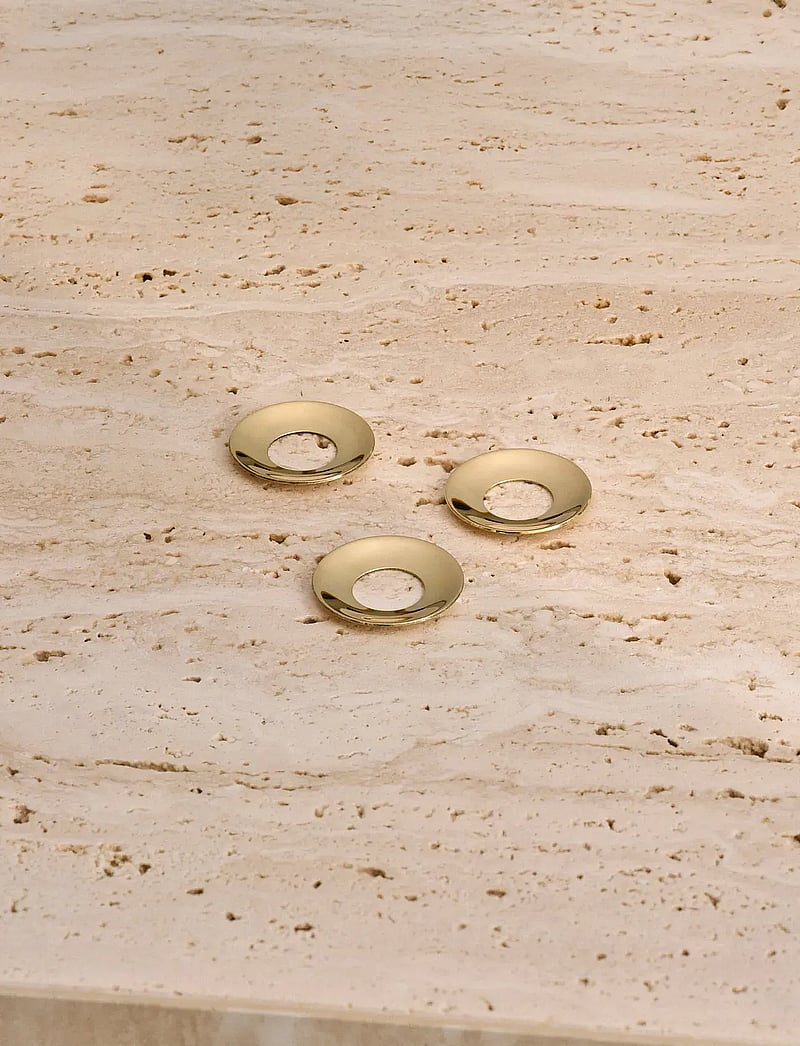 STOFF Nagel - STOFF Nagel candle holder cuff (set with 3 pcs) - nach preis einkaufen - solid brass - 2