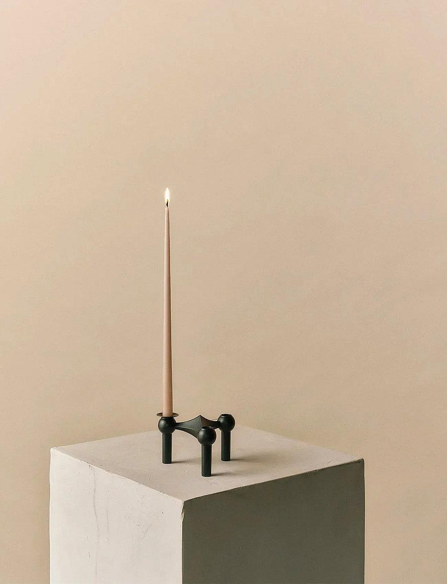 STOFF Nagel - STOFF Nagel candle holder cuff (set with 3 pcs) - küünlajalad - solid brass - 3
