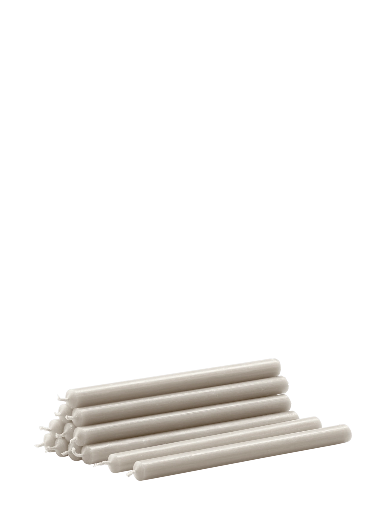 STOFF Nagel STOFF Nagel candles (box w/12 pcs) - linen grey - Interior - LINEN GREY / grey