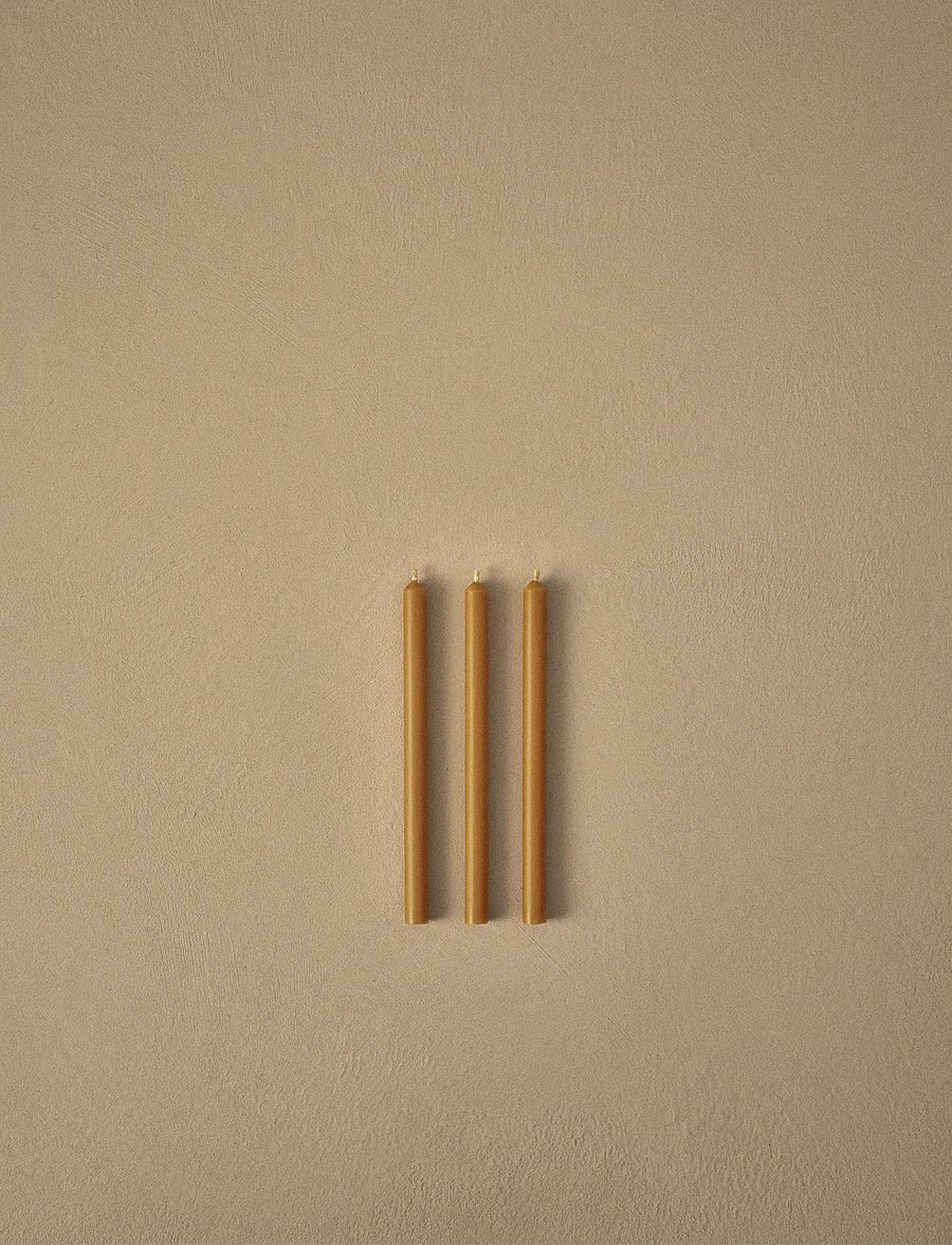 STOFF Nagel - STOFF Nagel candles (box w/12 pcs) - camel - tischkerzen - camel - 0