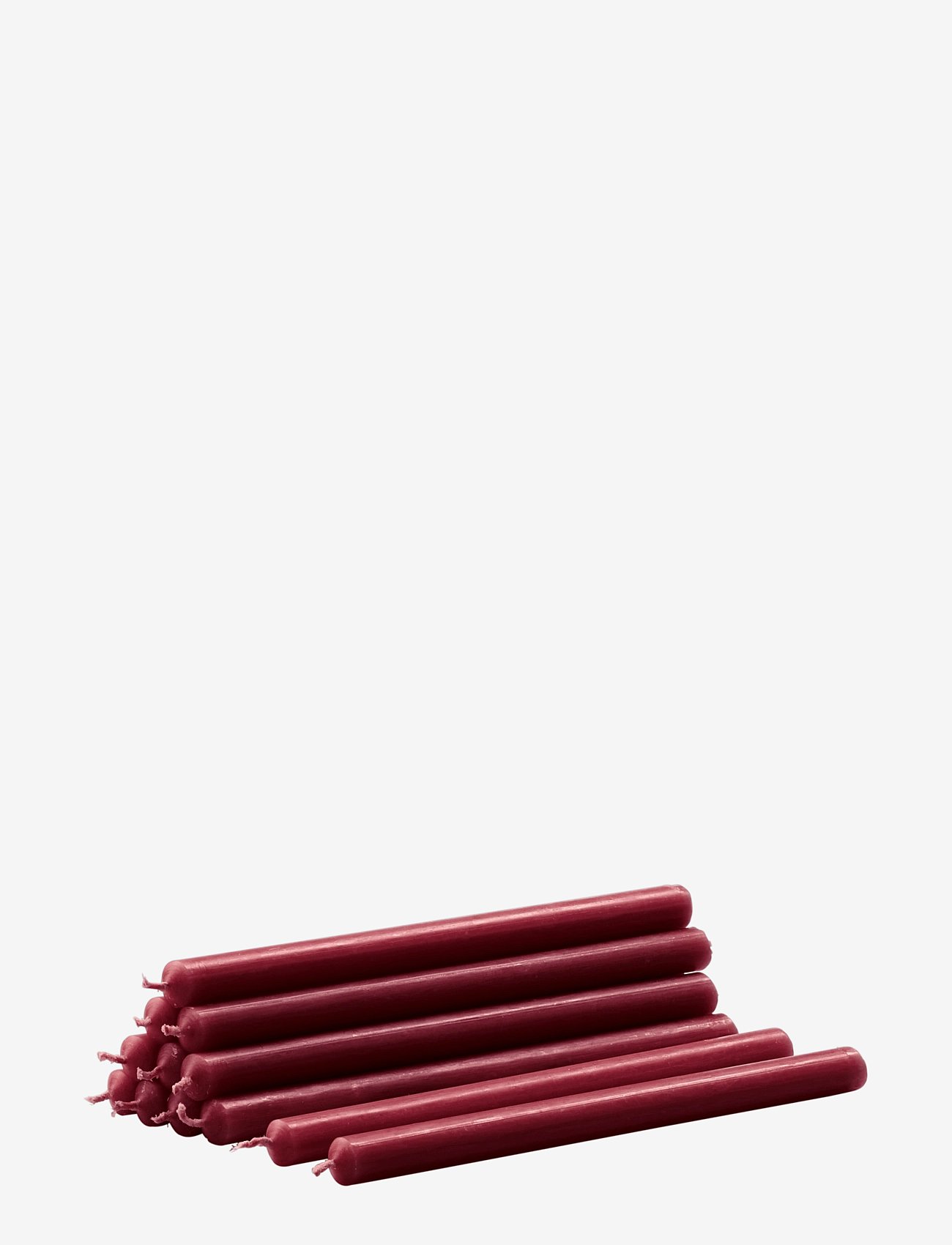 STOFF Nagel Stoff Nagel Candles (Box W/12 Pcs) - Bordeaux - Burgundy - 18X 1.3CM