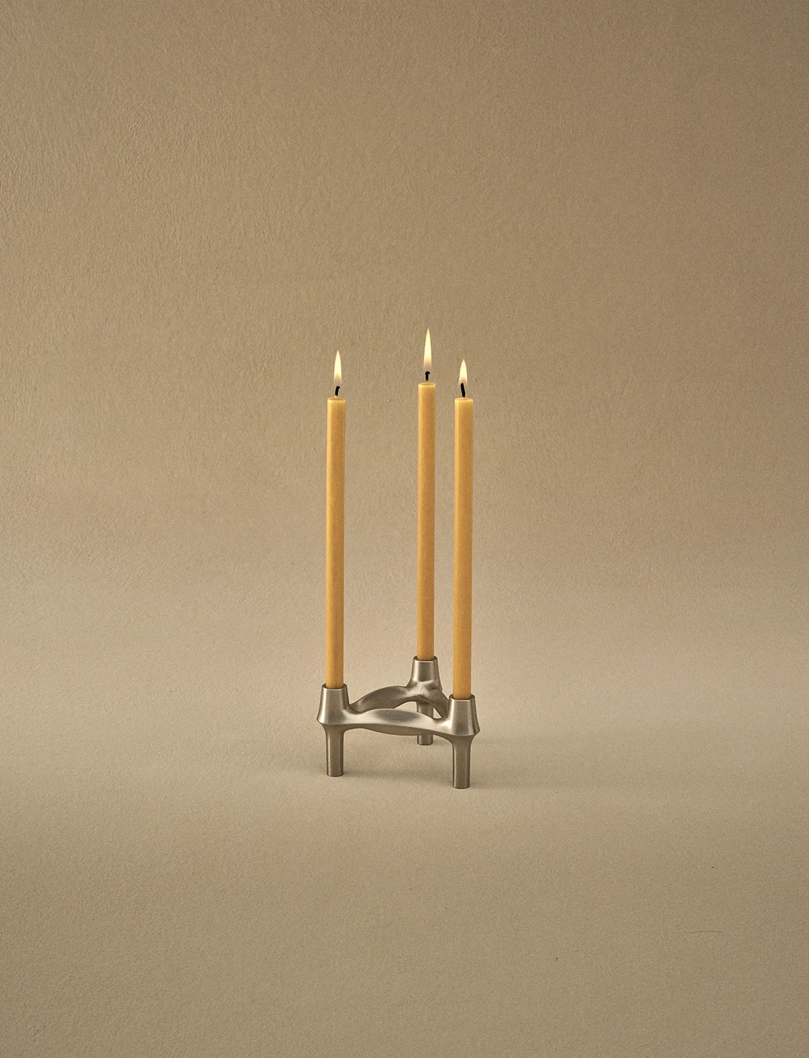 STOFF Nagel Stoff Nagel Candles/Kertelys (Box W/8 Pcs) - Golden Honey, H:23 cm, Yellow, Stearinlys > Søjlelys, Unisex