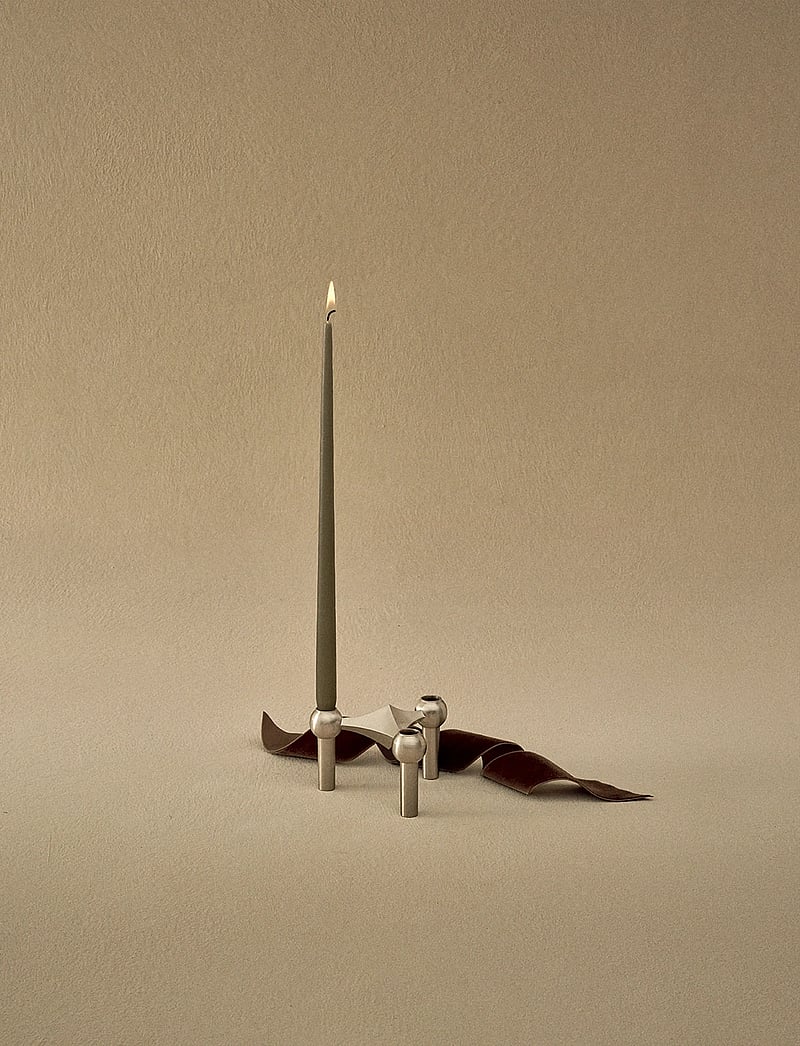 STOFF Nagel - STOFF Nagel taper candles by Ester & Erik (box w/6 pcs) - kronljus - dusty green - 0