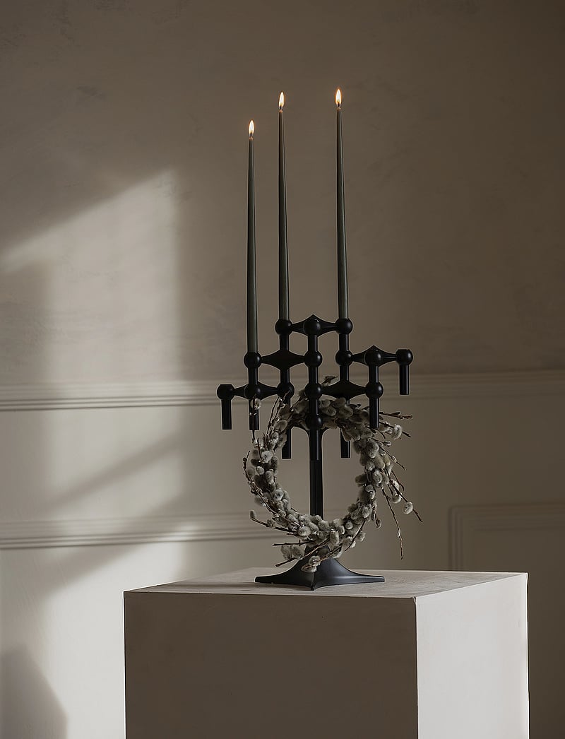 STOFF Nagel - STOFF Nagel taper candles by Ester & Erik (box w/6 pcs) - nach preis einkaufen - dusty green - 1