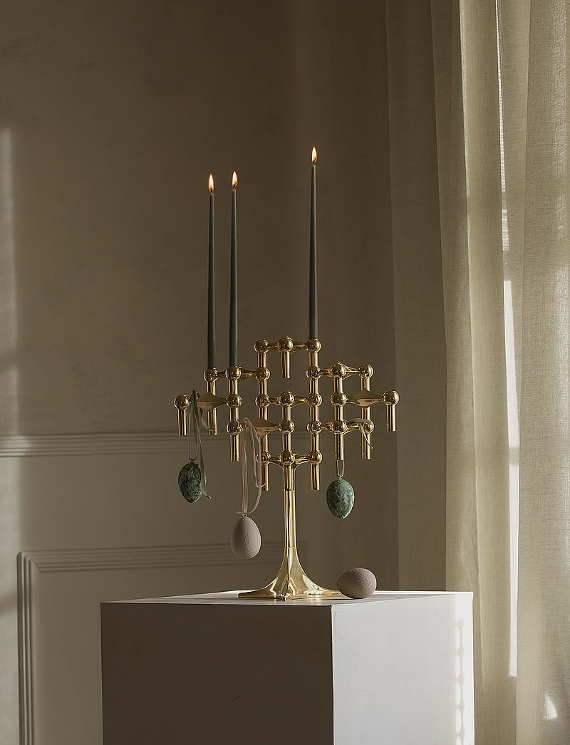 STOFF Nagel - STOFF Nagel taper candles by Ester & Erik (box w/6 pcs) - nach preis einkaufen - dusty green - 2